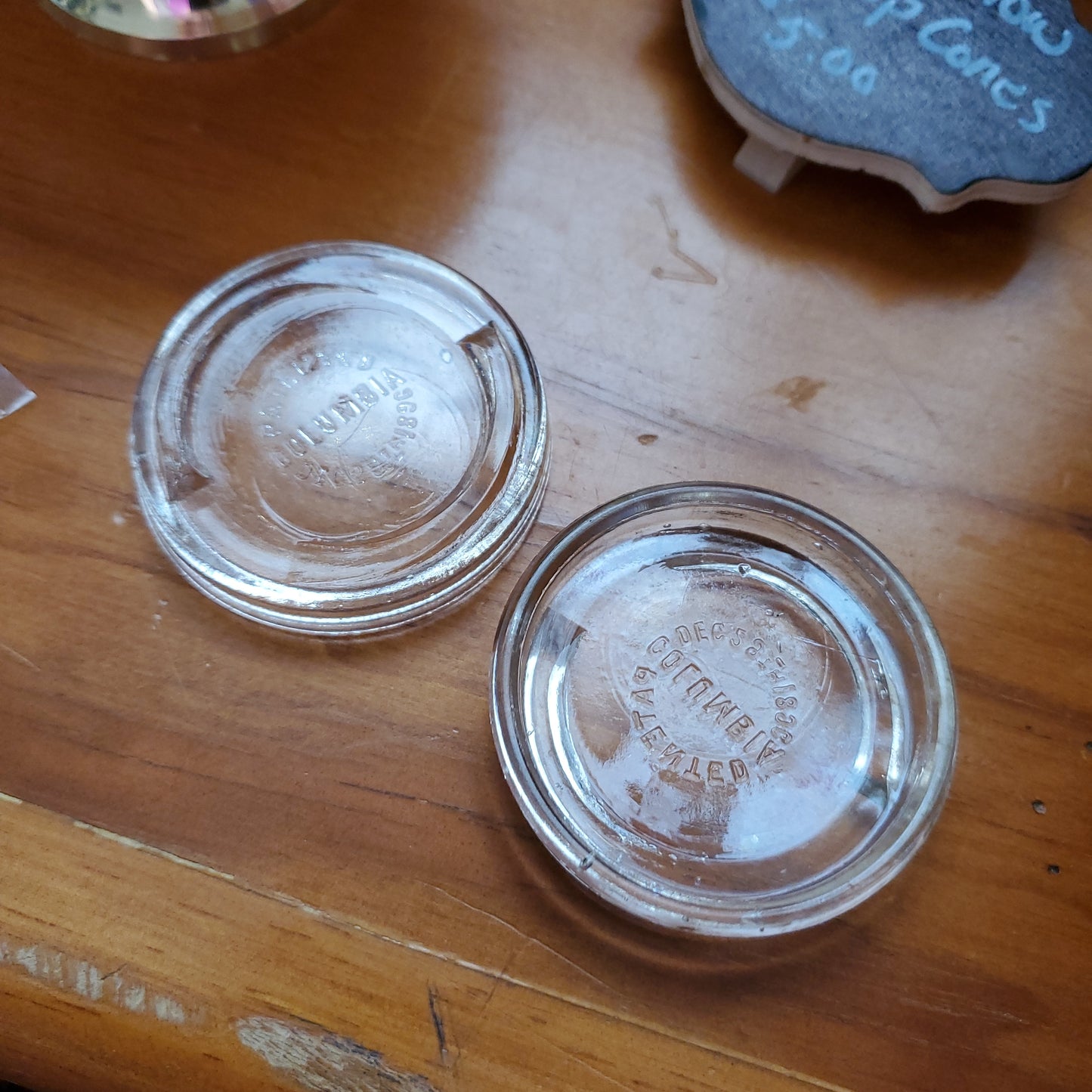 Vintage Glass Coasters - Incense Burner
