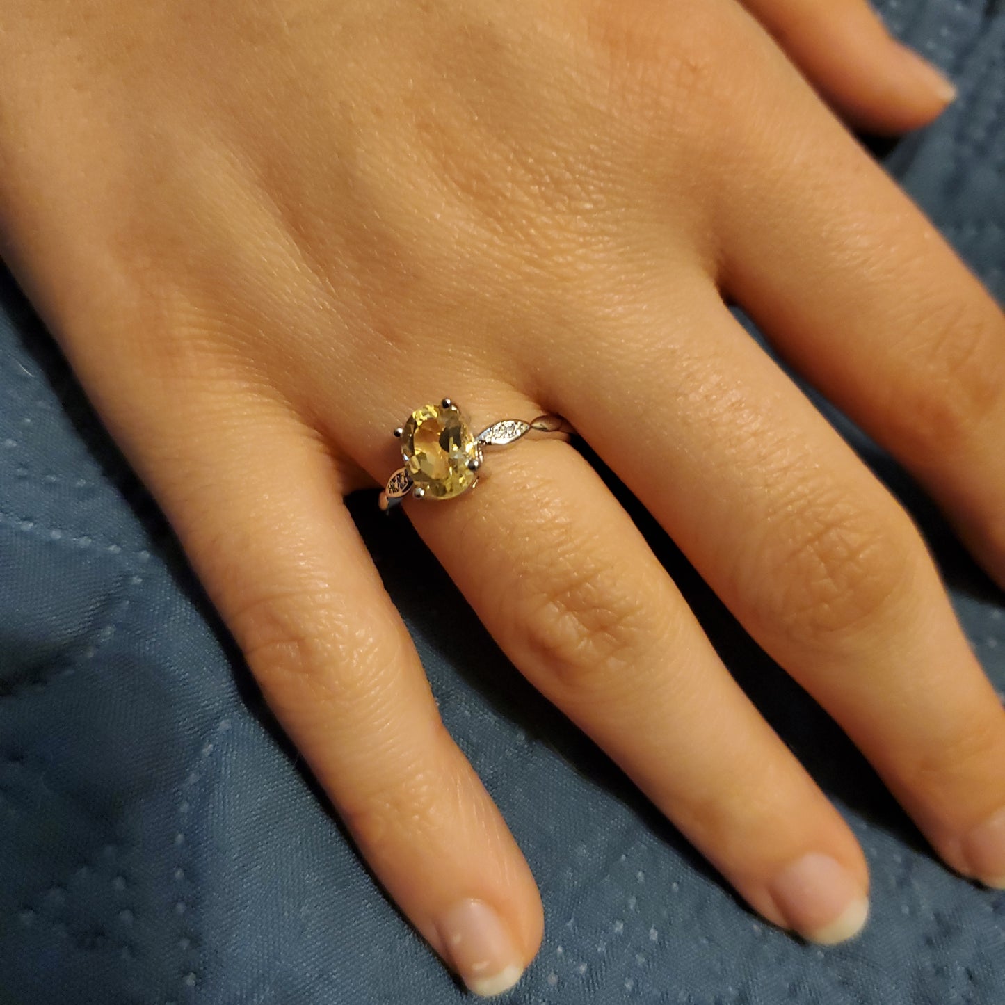 Citrine - 925 - Size 6