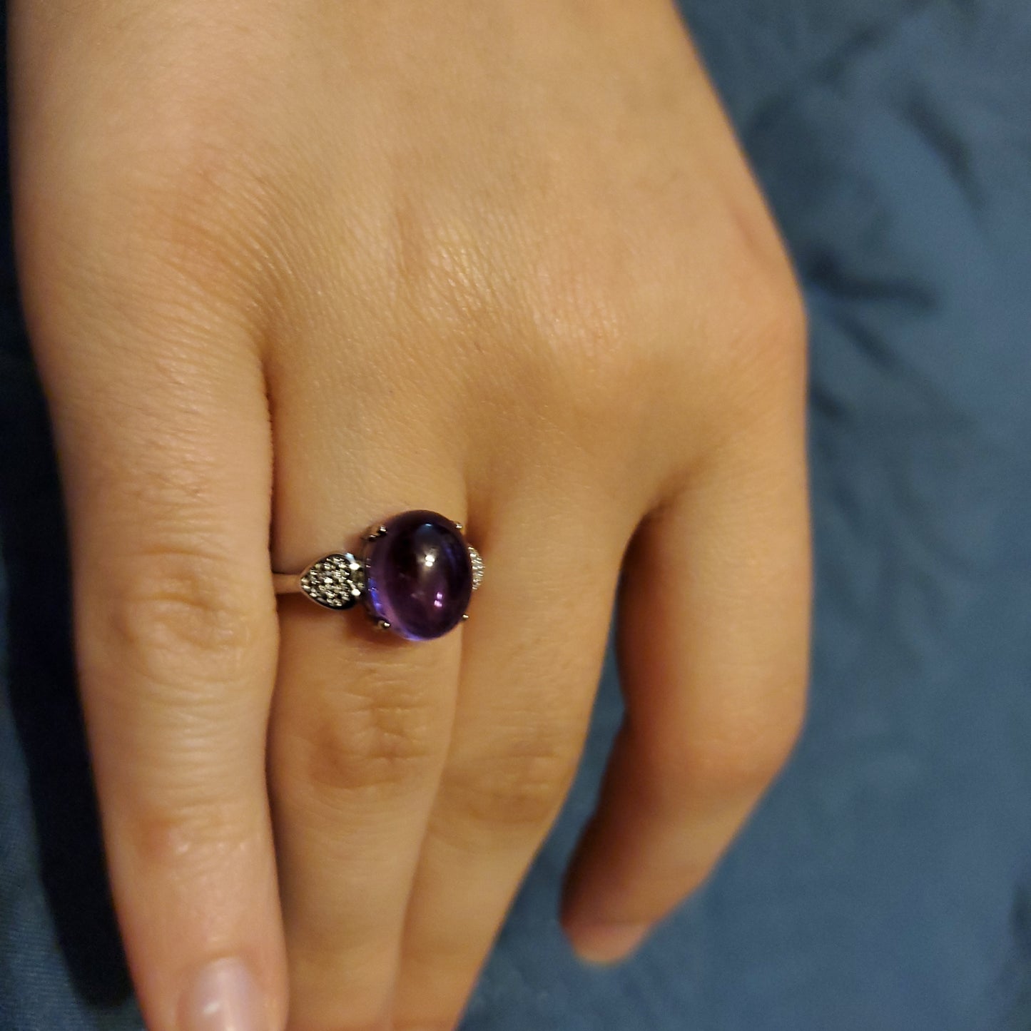 Amethyst - 925 - Size 6