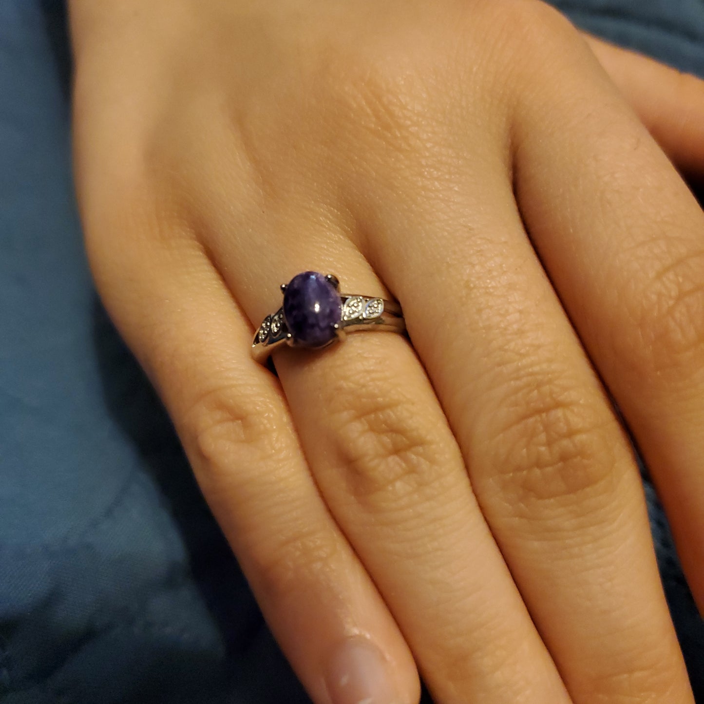 Charoirite - 925 - Size 7