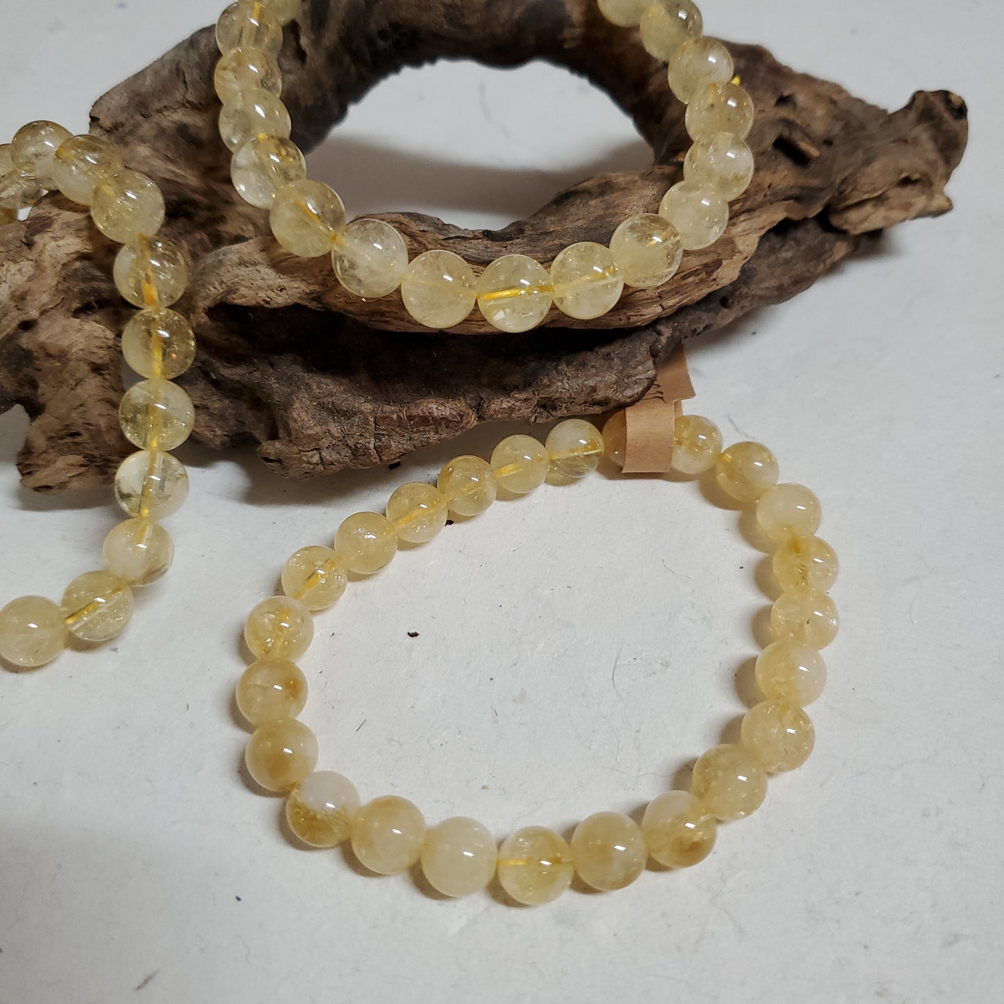 8mm Citrine - Bead Bracelet