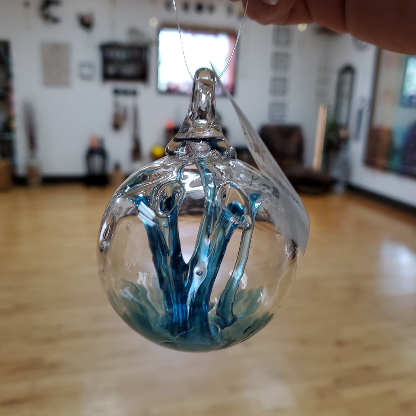 Blown Glass Wish Ball by Luke Adams 3" - Suncatcher / Witchball