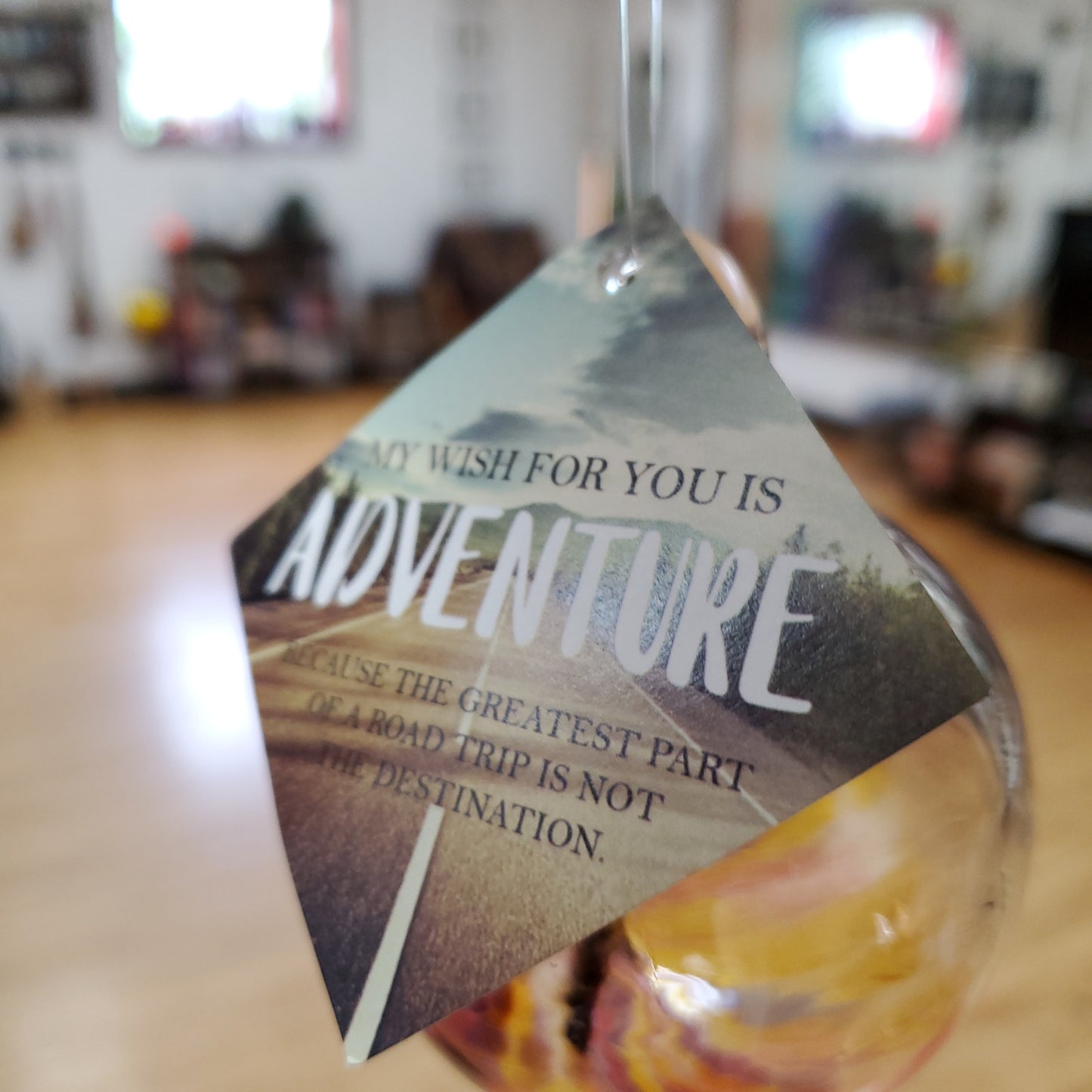 Blown Glass Wish Ball by Luke Adams 3" - Suncatcher / Witchball
