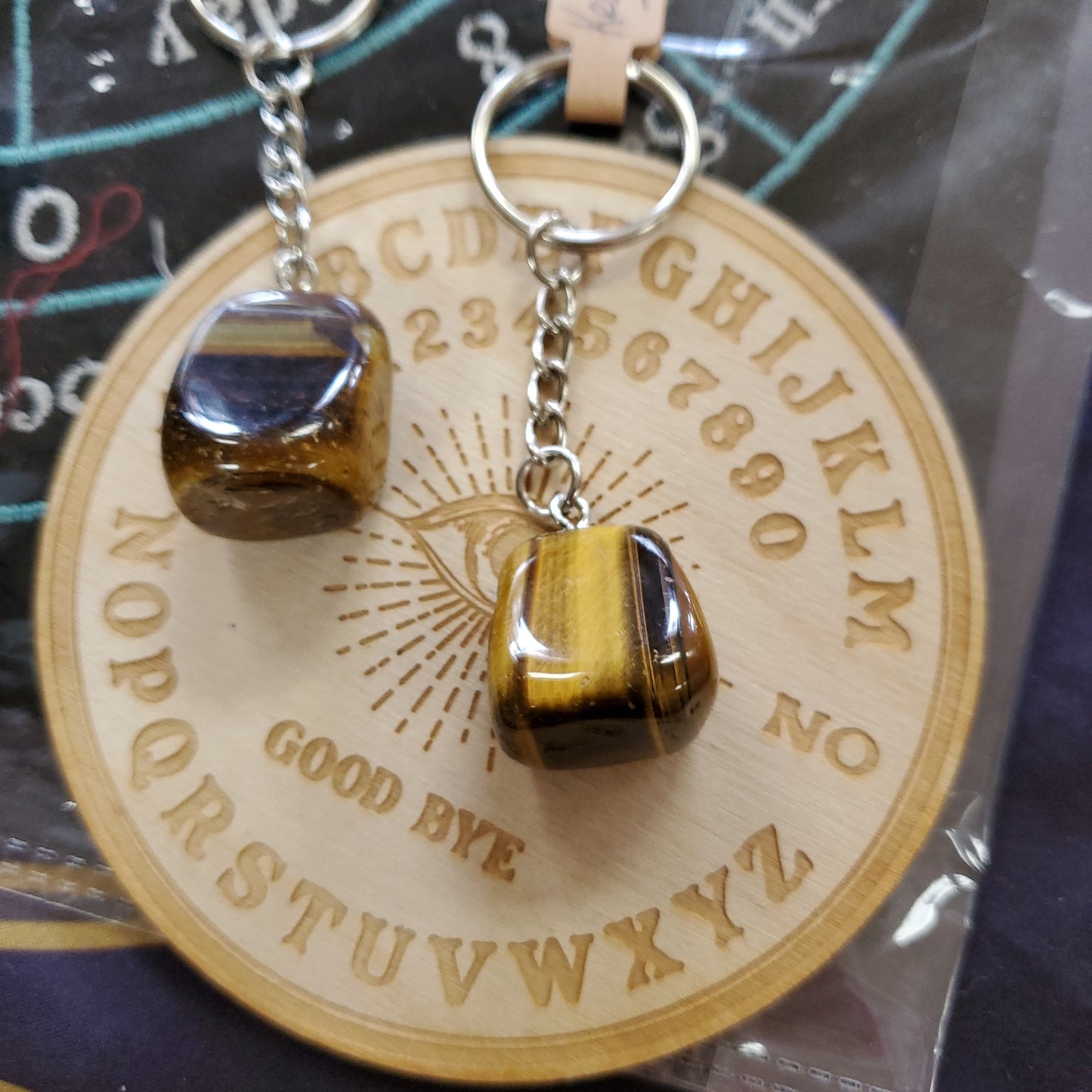 Gemstone & Crystal Keychain - Various - Hand Crafted