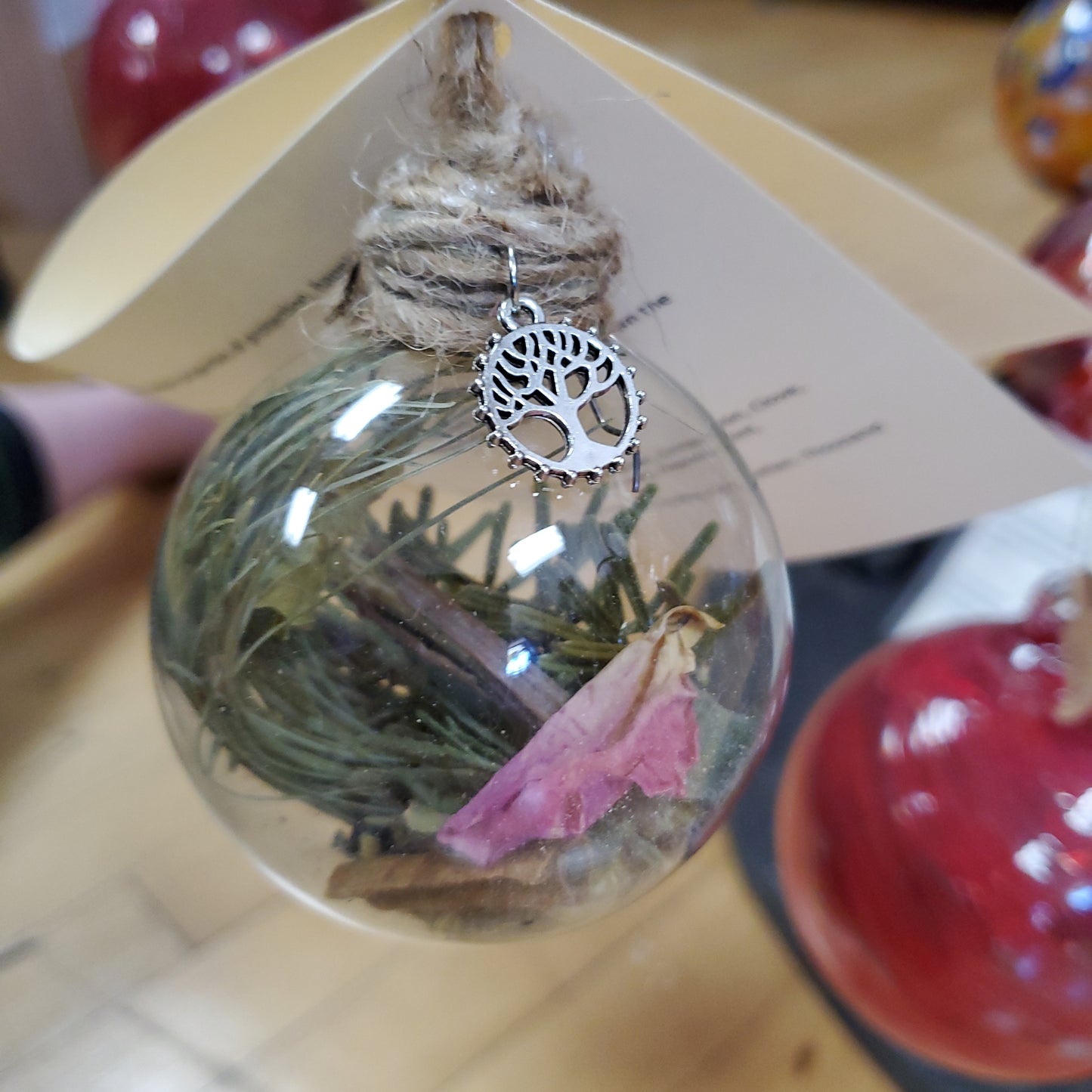 Prosperity Ball - Glass & Charmed