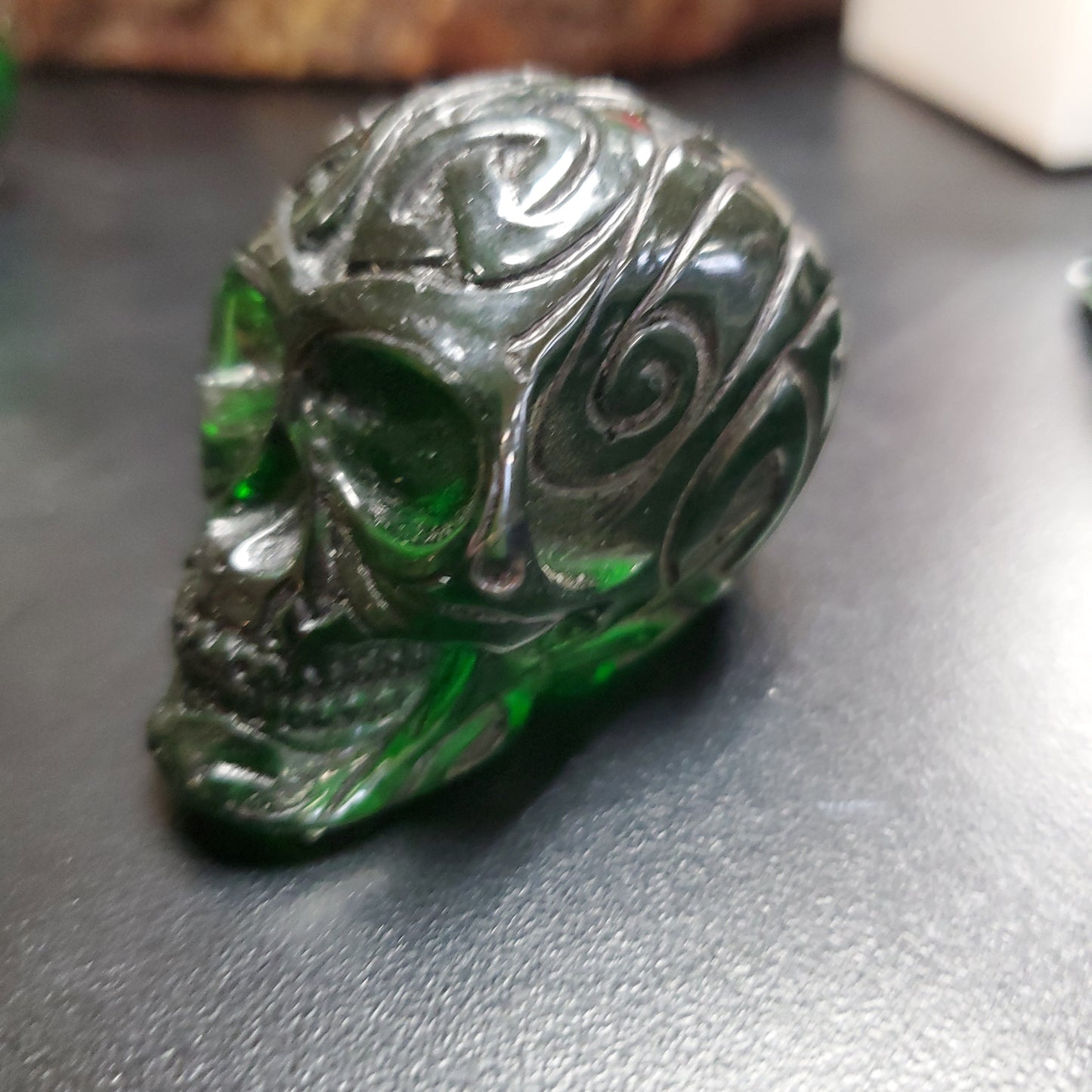 Resin Skulls - Celtic Carved - Various