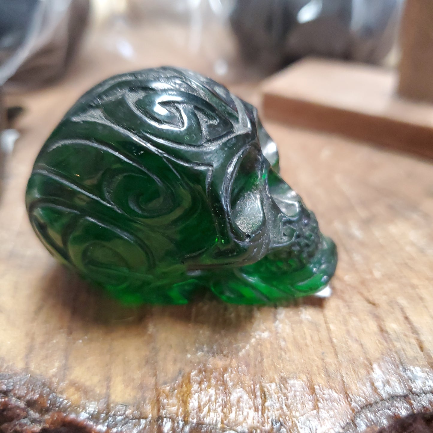 Resin Skulls - Celtic Carved - Various