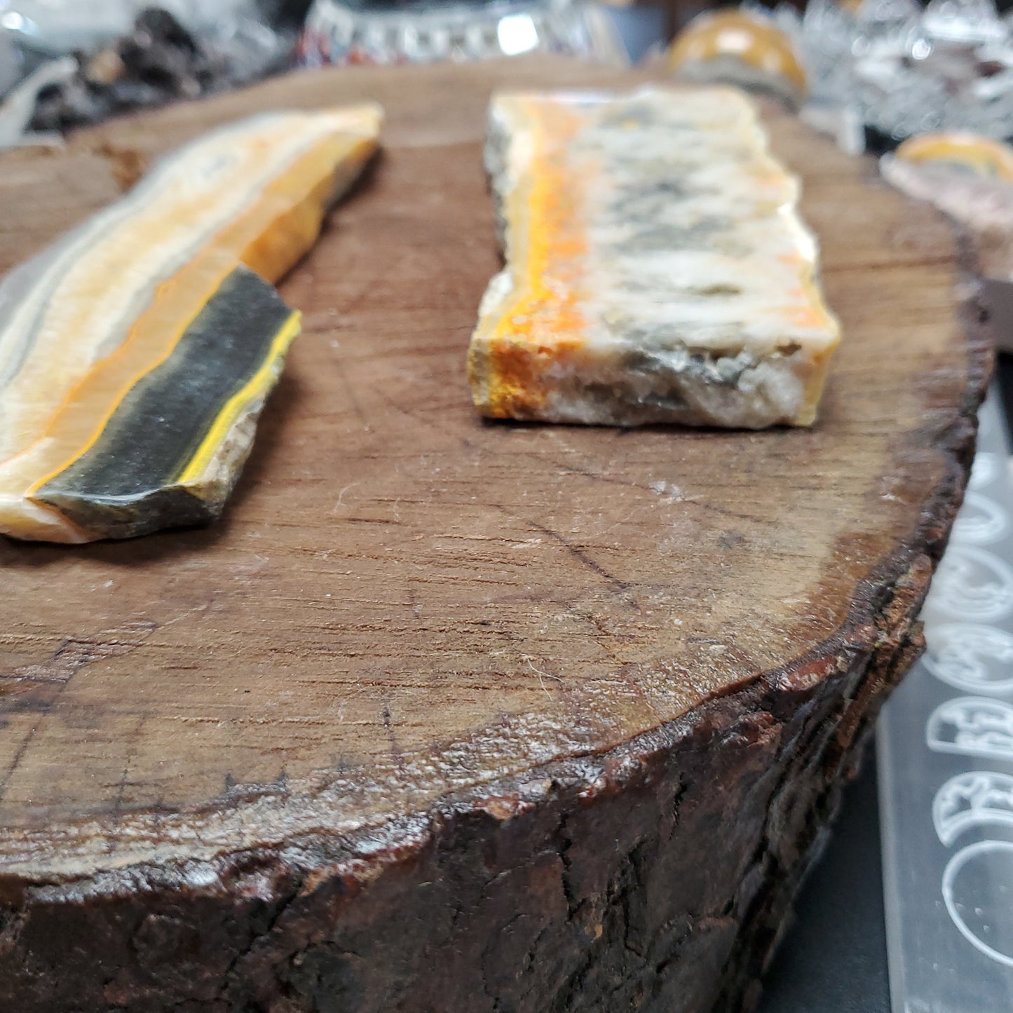 Bumble Bee Jasper - Specimen - Slice