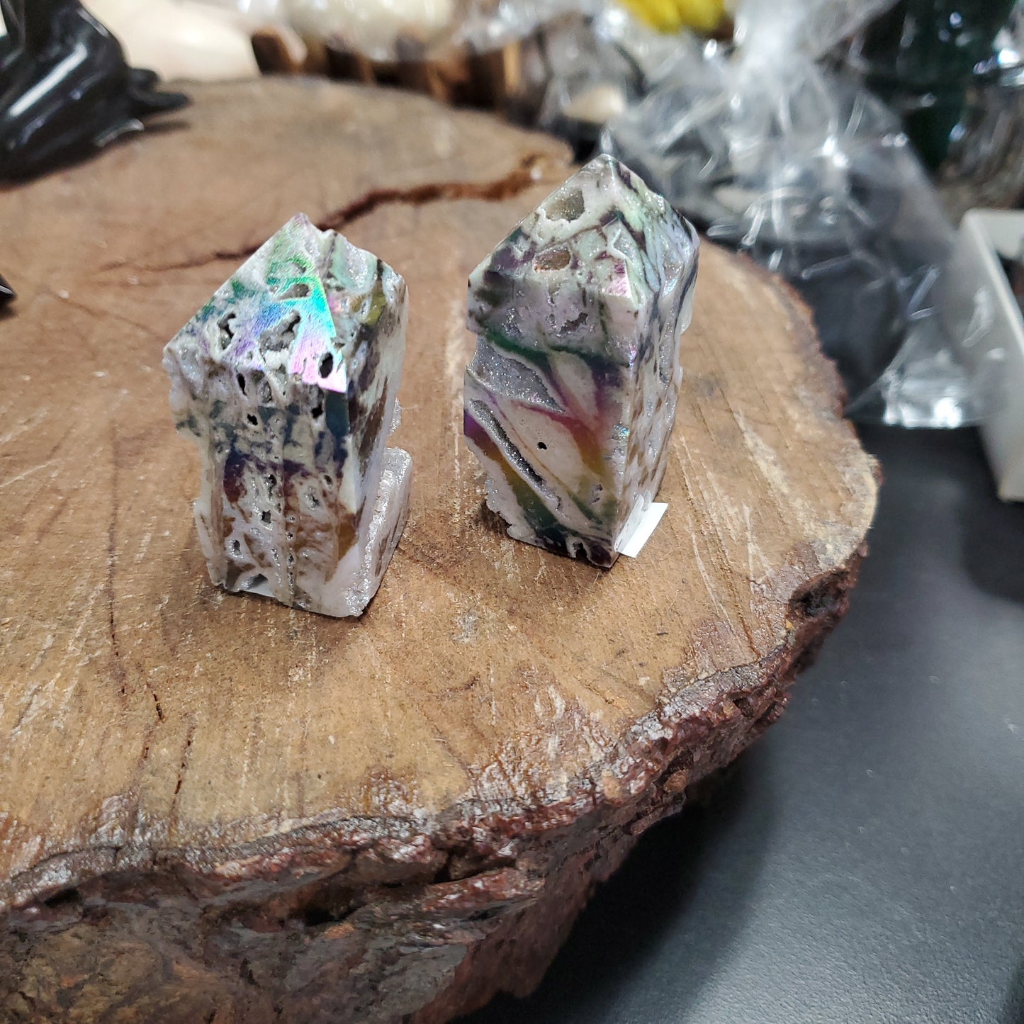 Aura Sphalerite Druzy - Towers