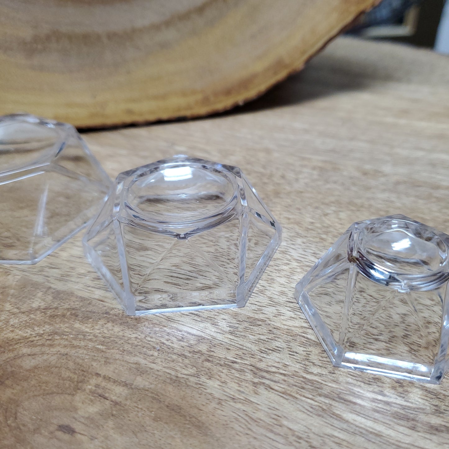 Clear Six Sided Sphere Stands