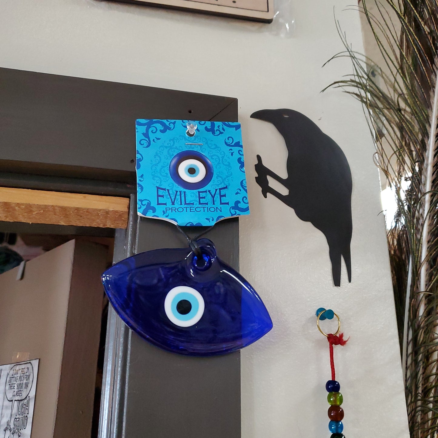 Eye Shaped Evil Eye Suncatcher / Wall Art