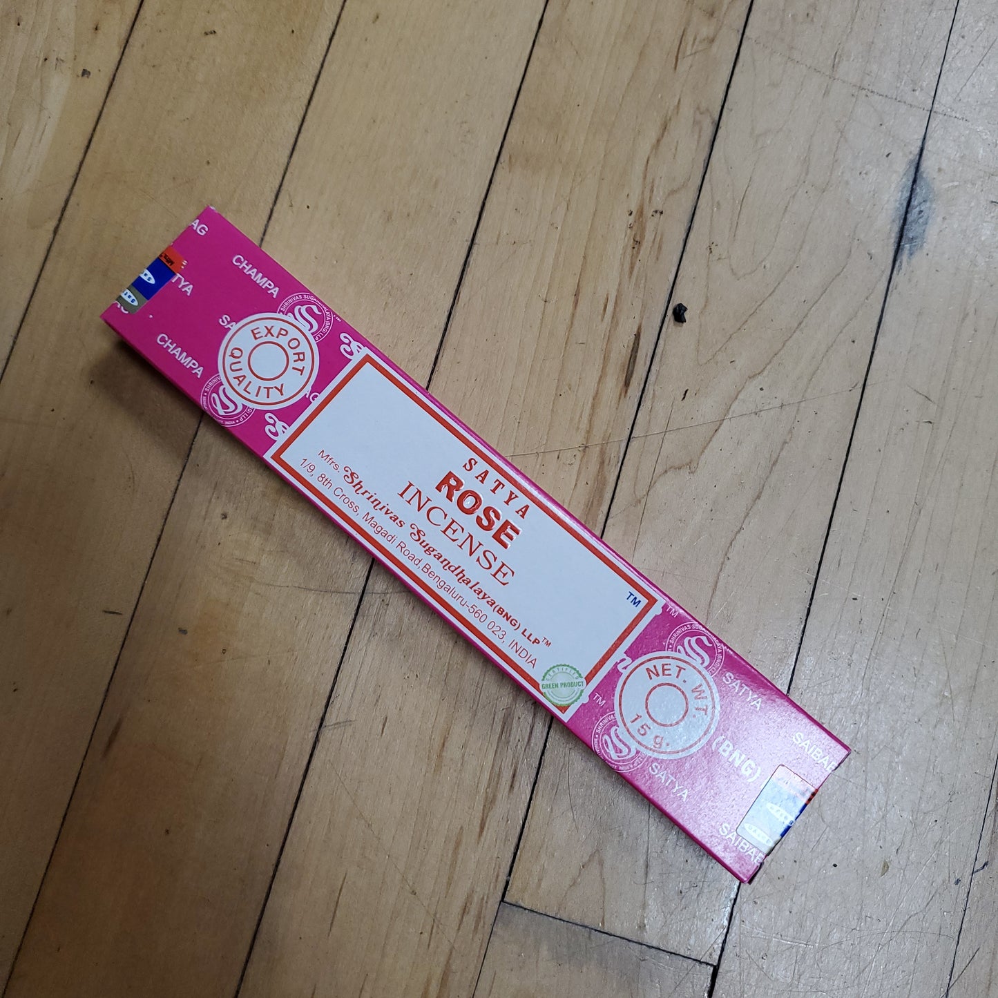 Satya Incense 15g (grams) - Rose