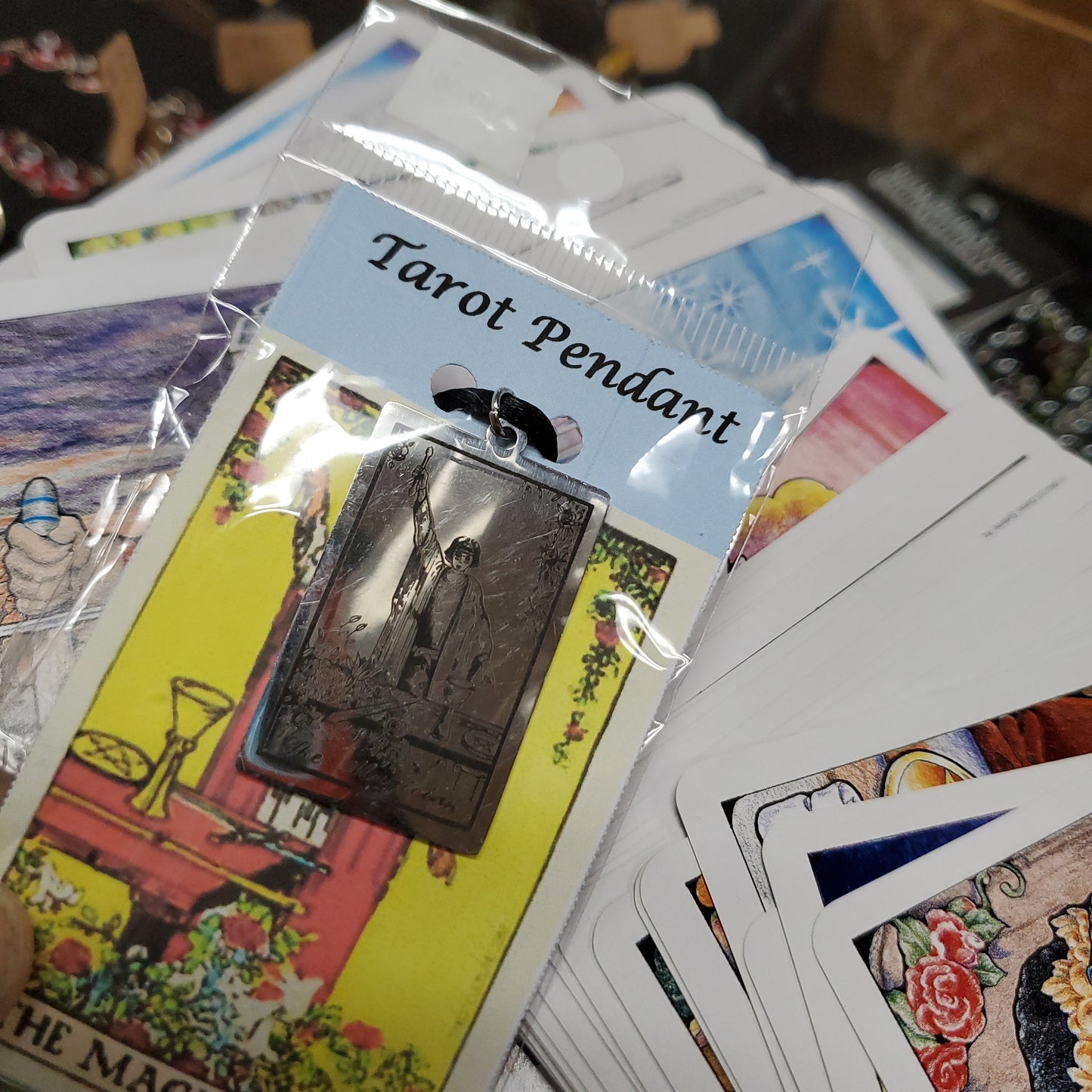 Stainless Steel Tarot Card Pendant