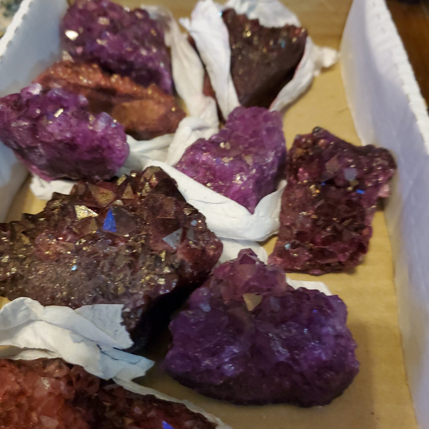 Dyed Amethyst Druse - Specimens