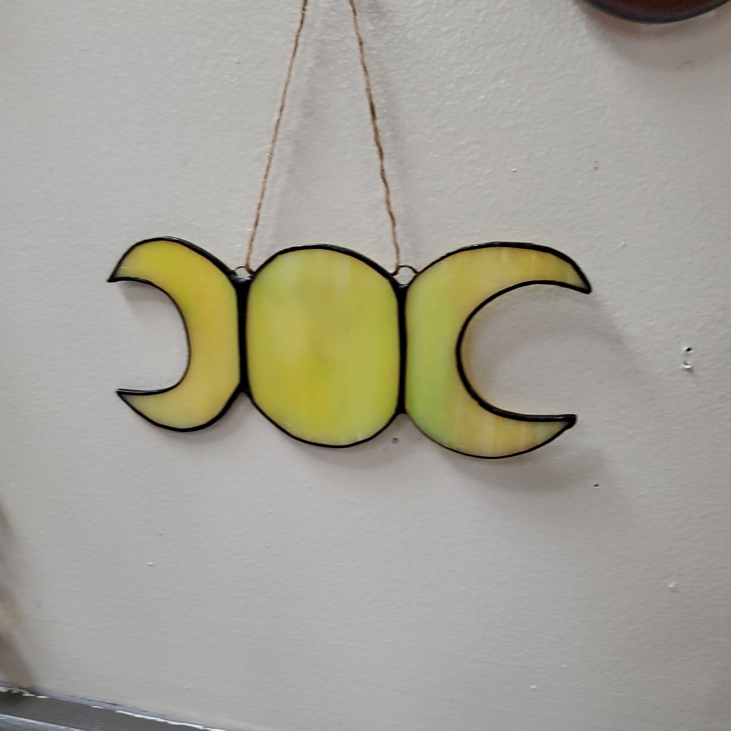 Triple Moon Stainedglass - Locally Made