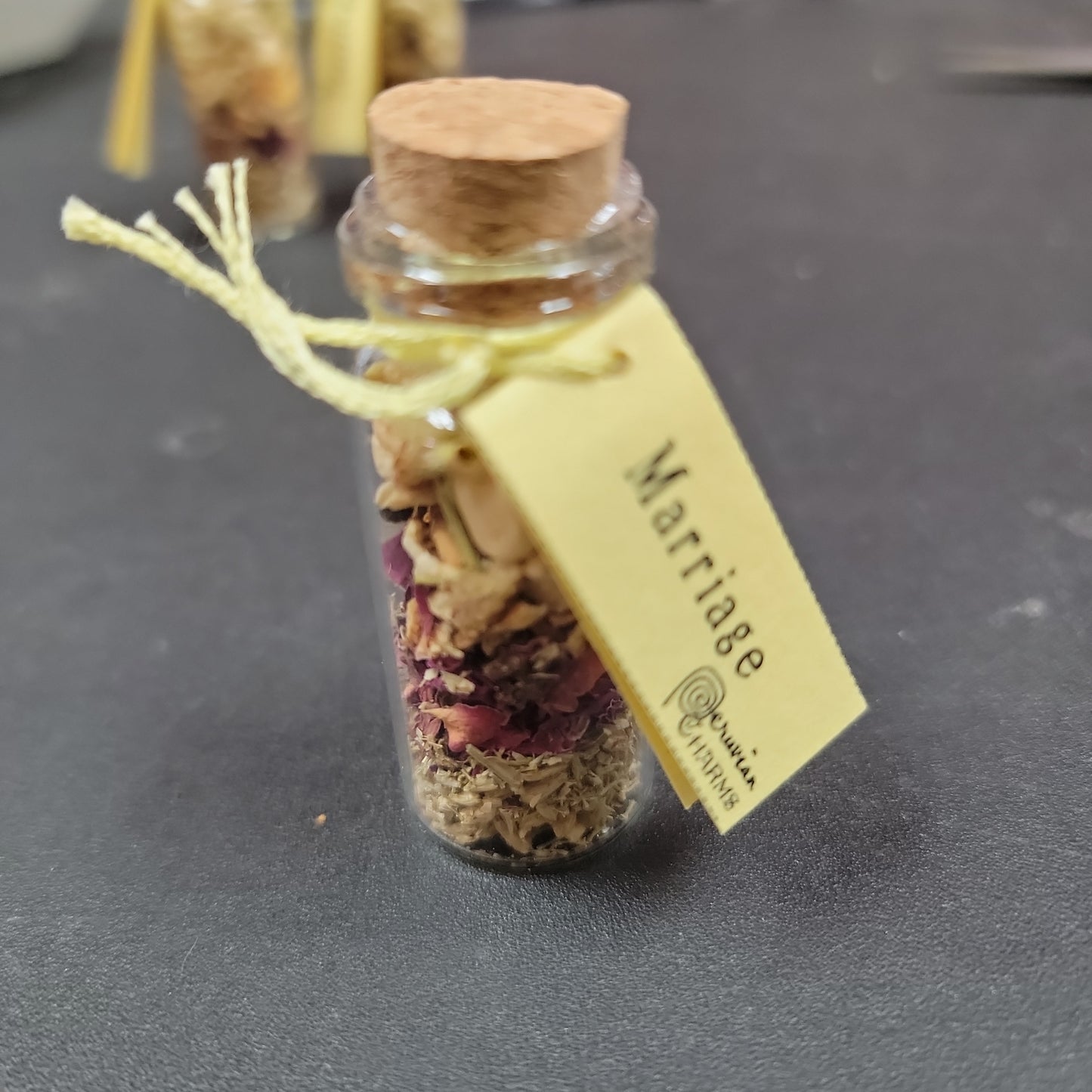 Marriage pocket spell bottle