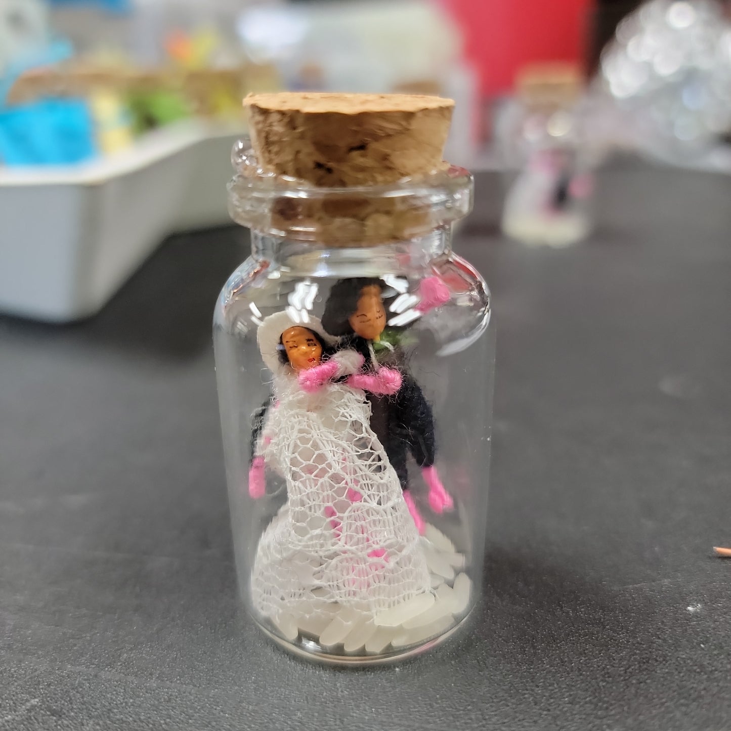 Wedding binding pocket spell bottle