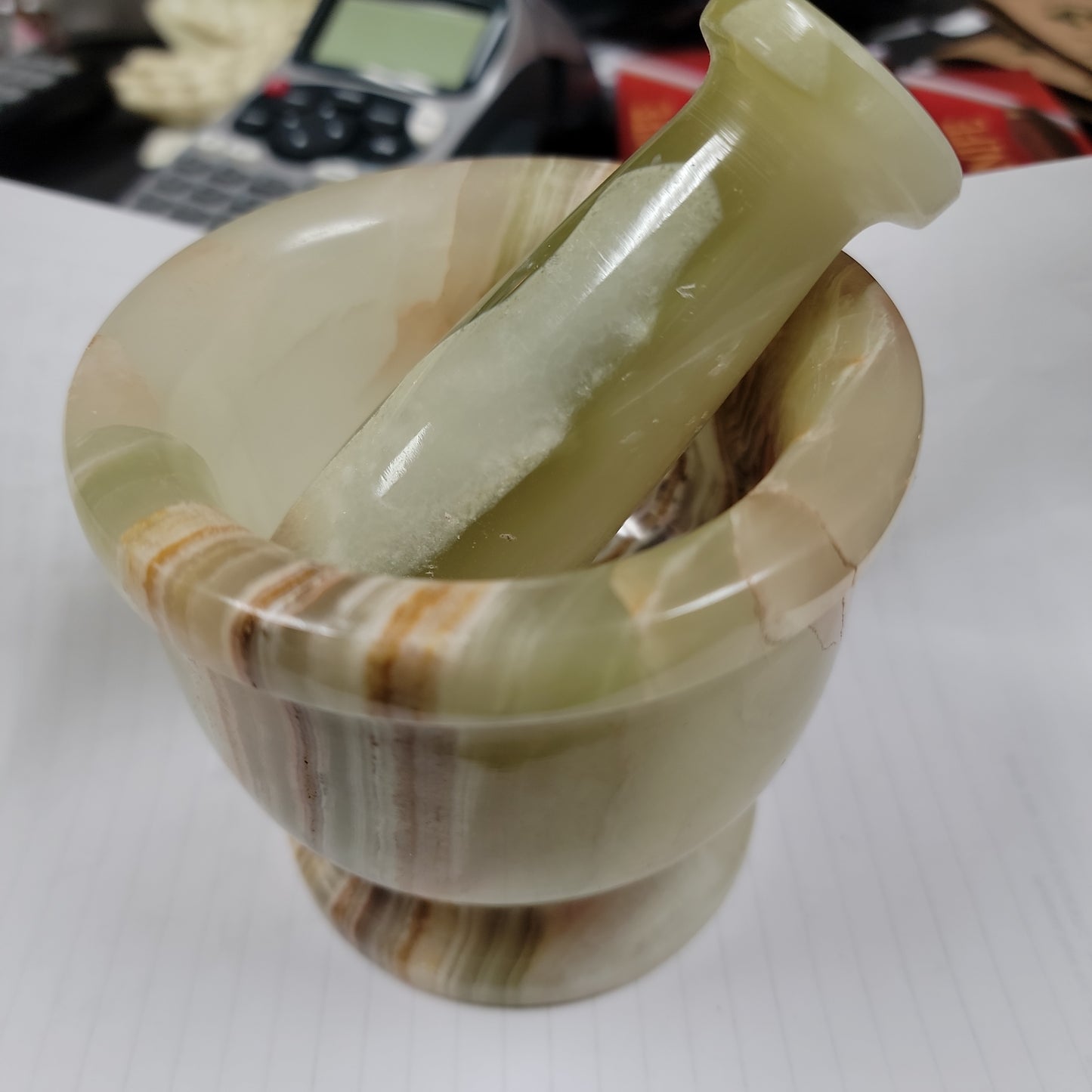 Green Onyx Mortar & Pestle set