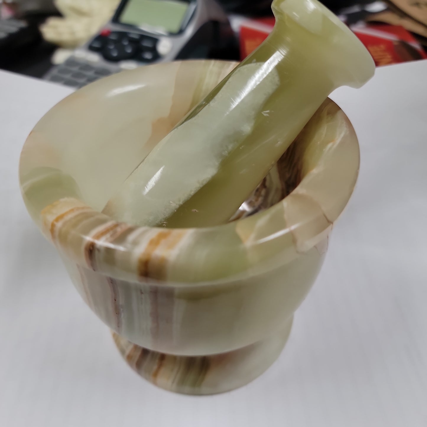 Green Onyx Mortar & Pestle set