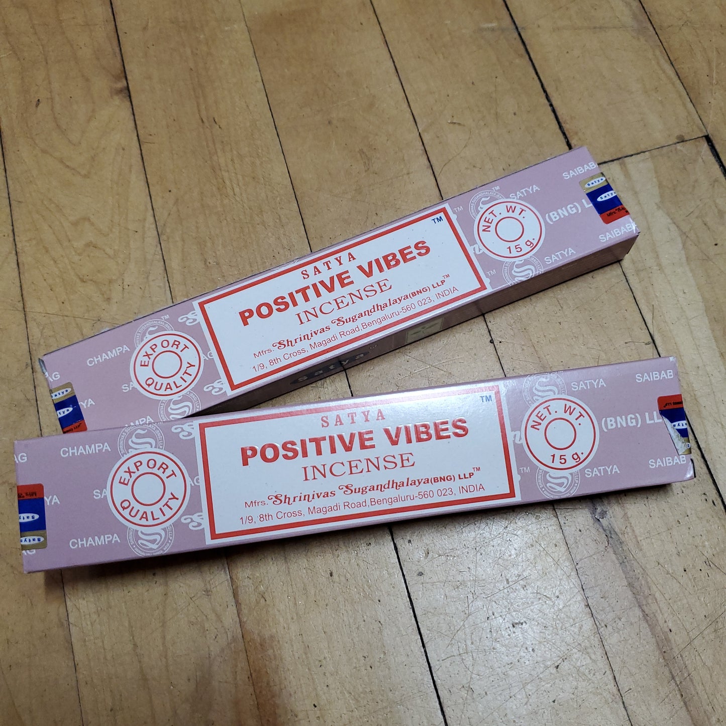 Satya Incense 15g (grams) - Positive Vibes