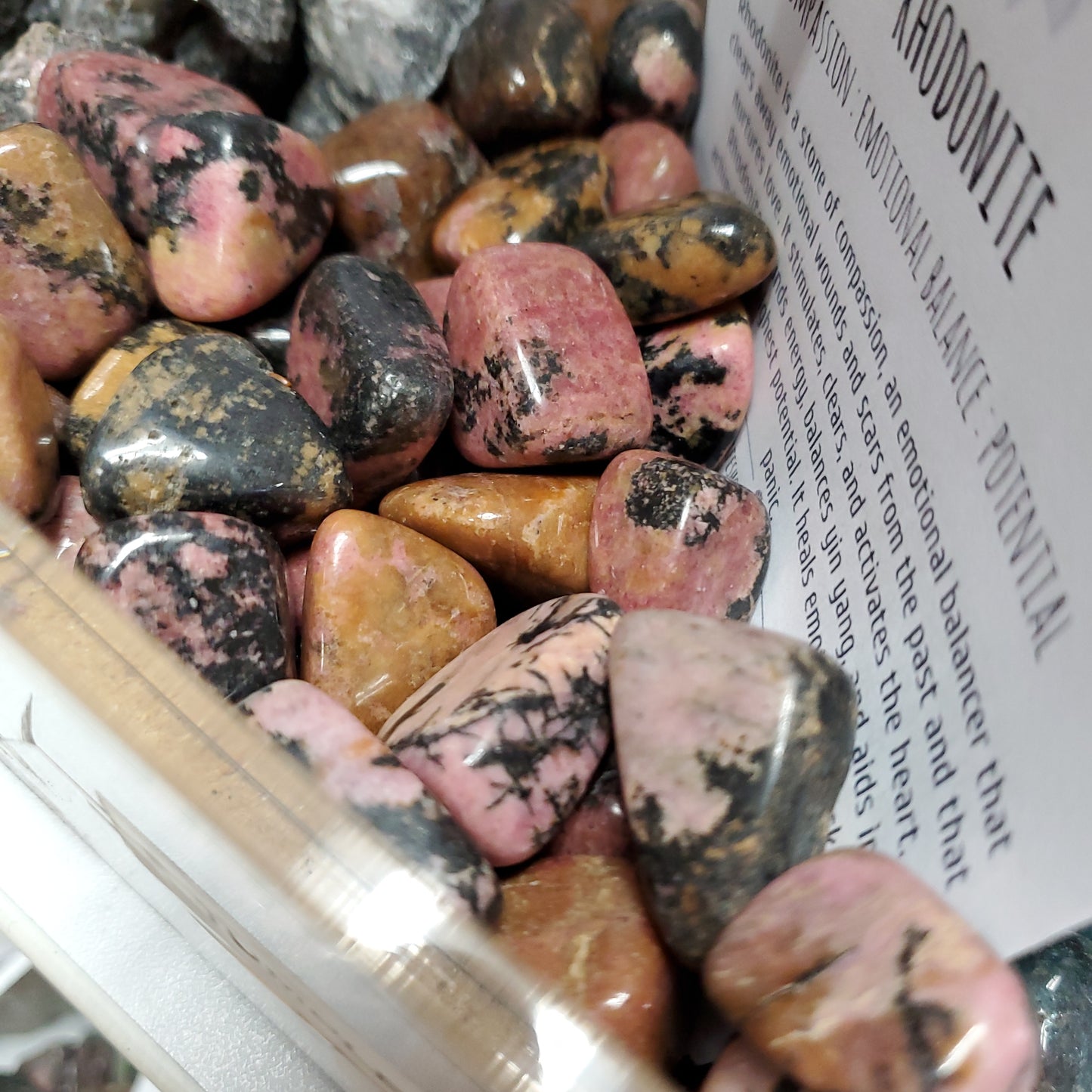 Rhodochrosite -Tumbled