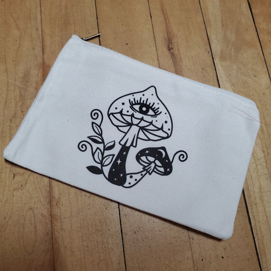 Zippered Tarot Bags - Mystic Mushrooms