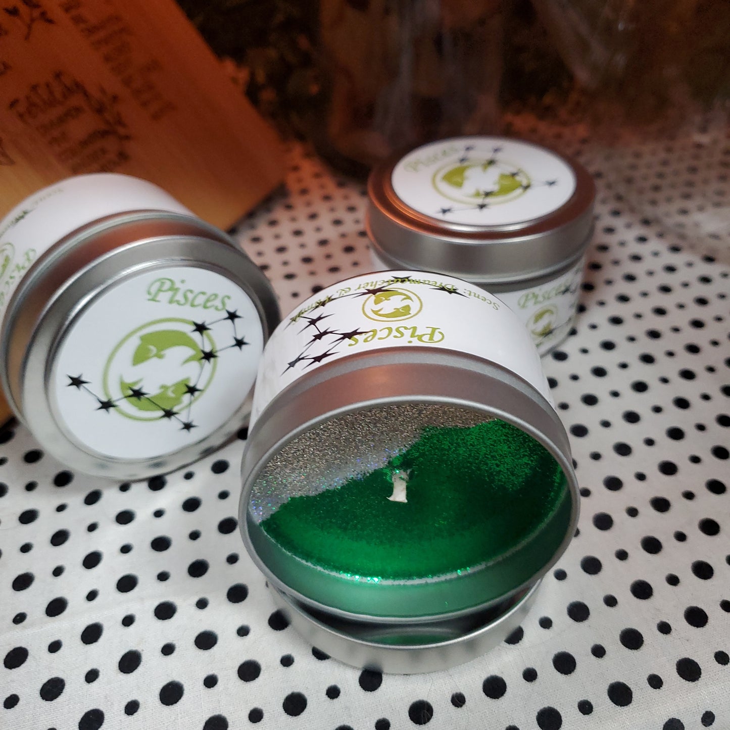 Pisces Astrological Candle Tin 4 oz.