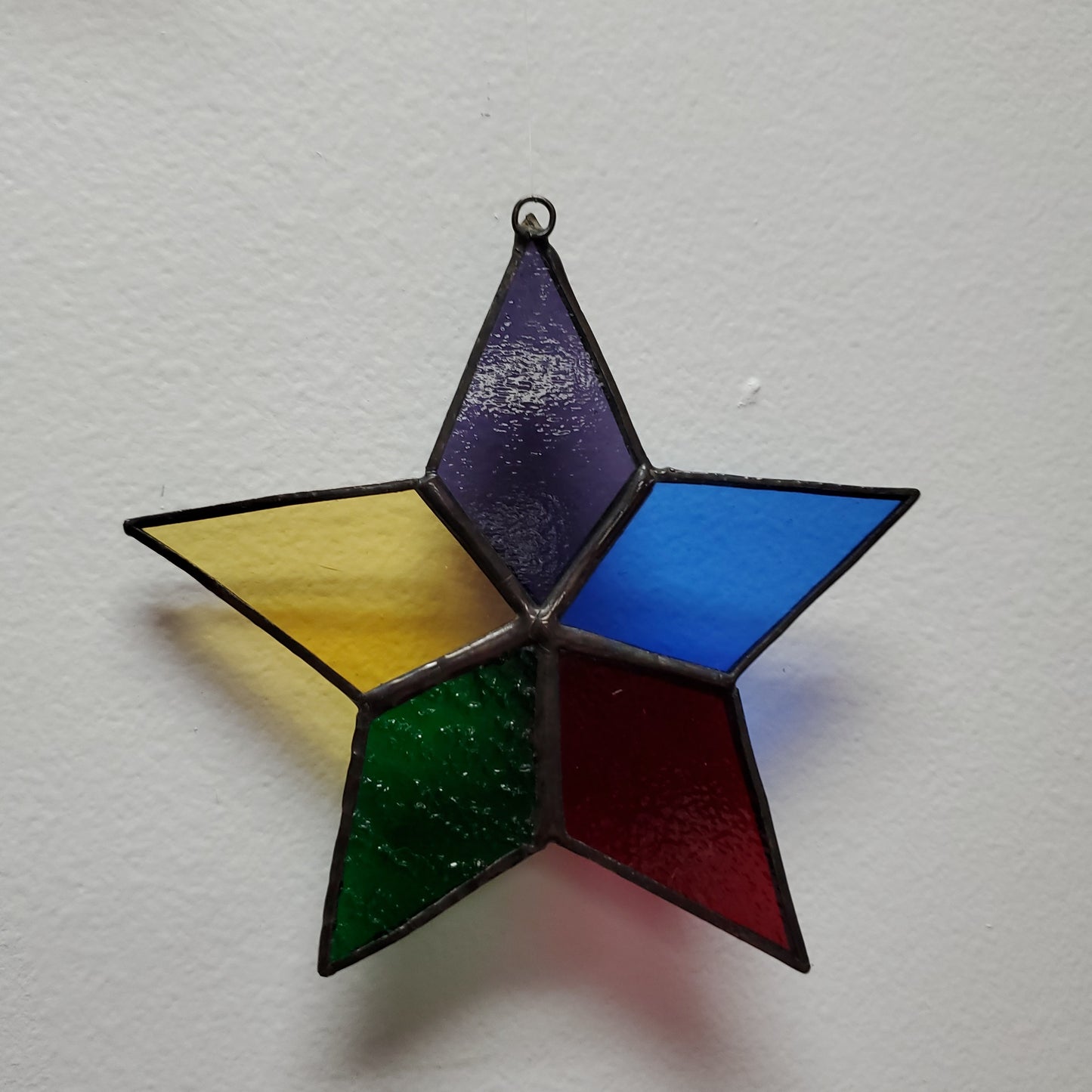 Small Stainedglass 5 Element Point Star