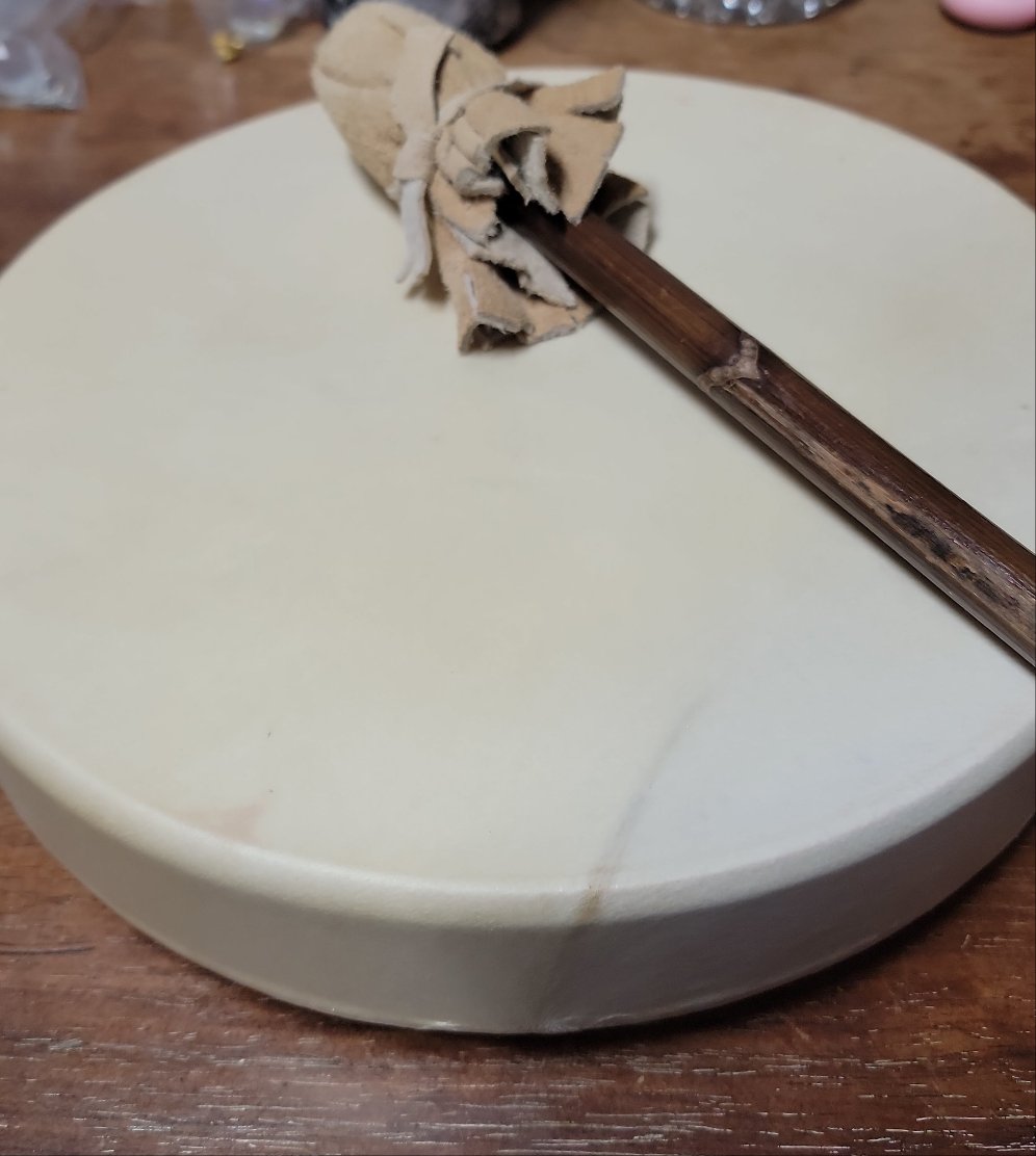 Ceremonial Deerskin 10" Drums - Locally Made
