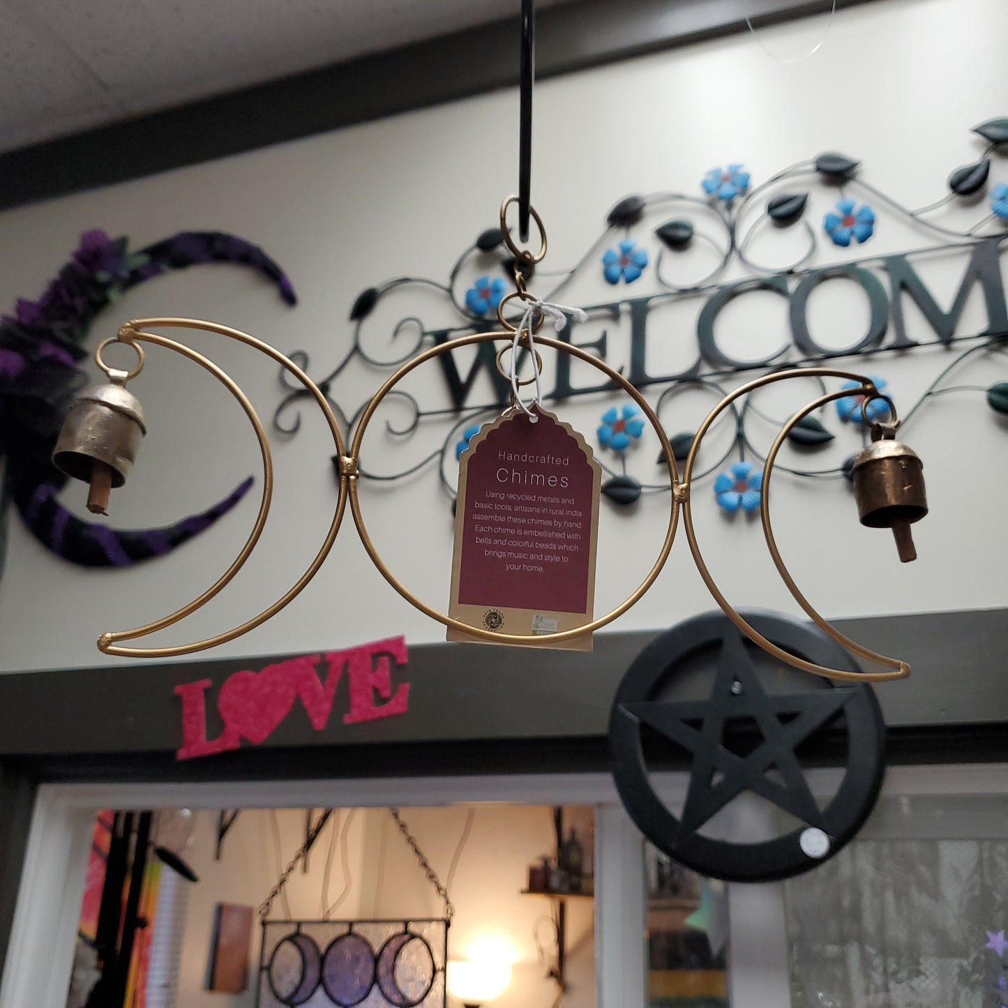 Triple Moon Wind Chime