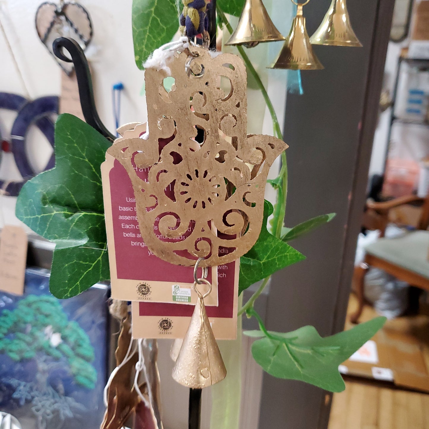 Mini Hamsa Wind Chime