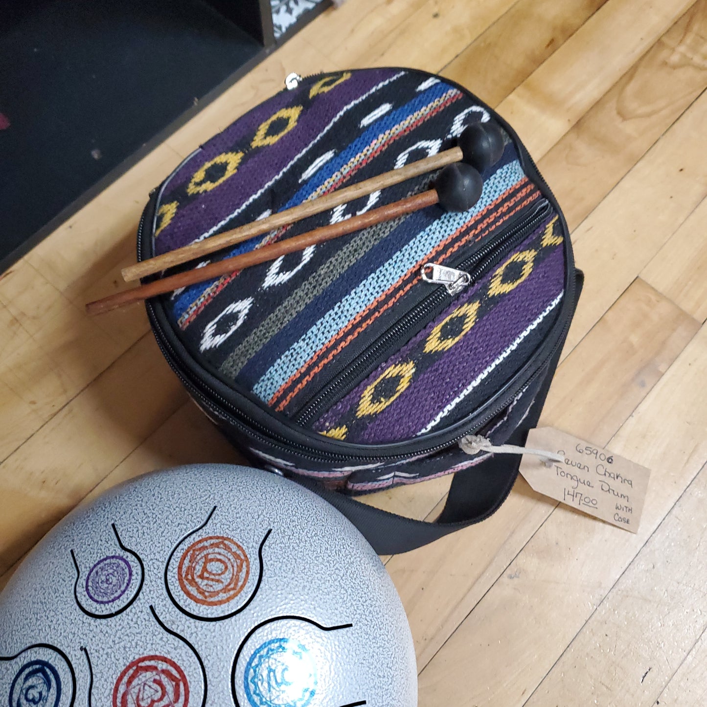 Seven Chakra Tongue Drum with Carrying Case