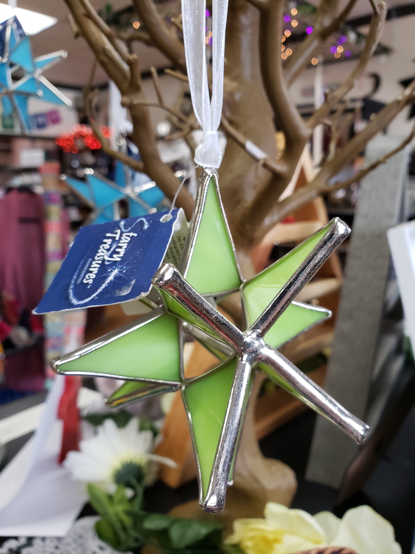 Merkabah Hand Crafted Stain Glass - Tree Of Life Shoppe