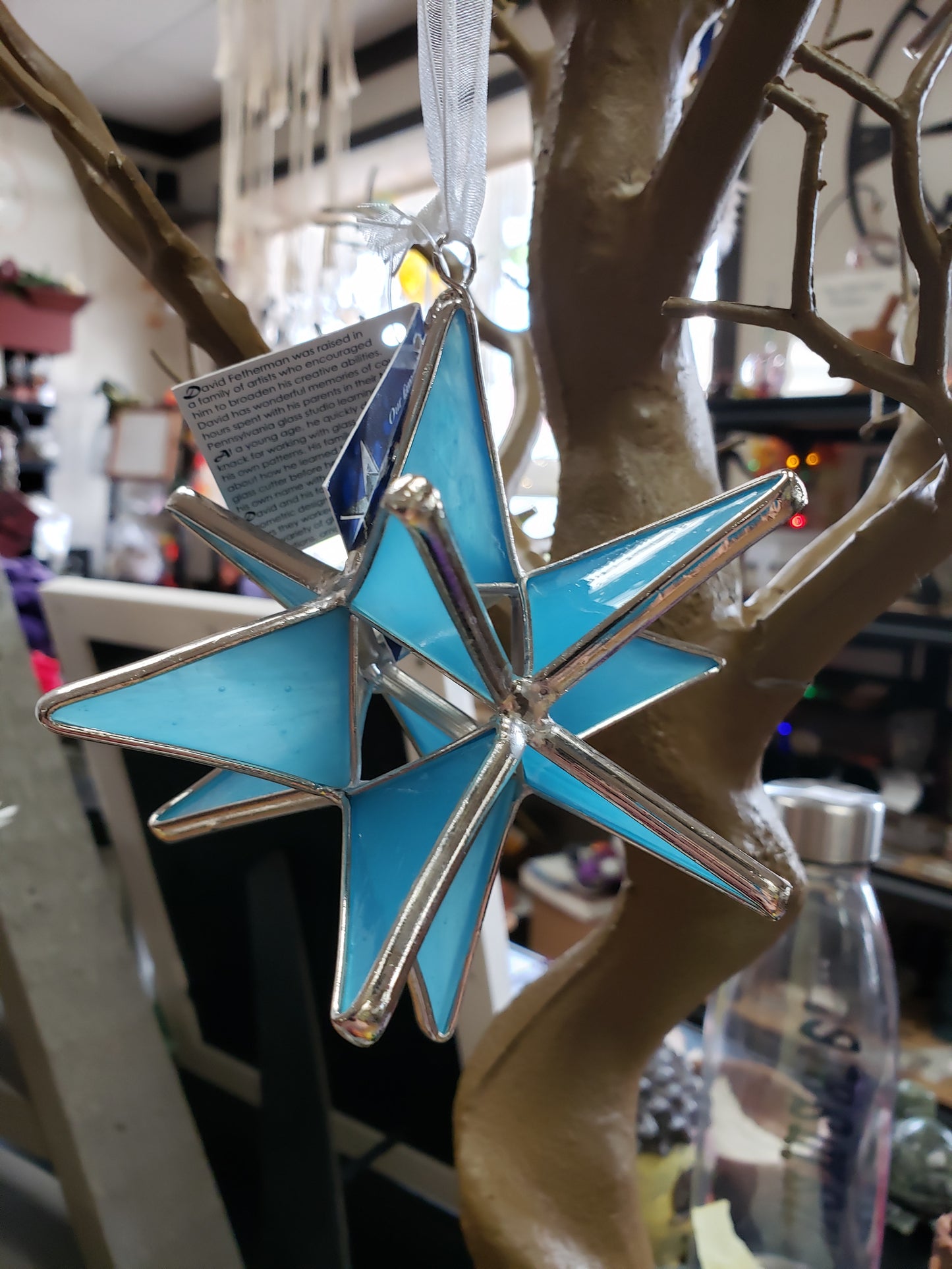 Merkabah Hand Crafted Stain Glass - Tree Of Life Shoppe