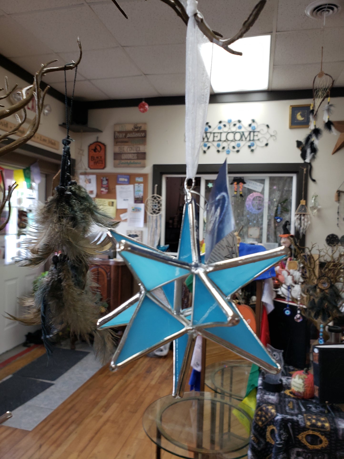 Merkabah Hand Crafted Stain Glass - Tree Of Life Shoppe