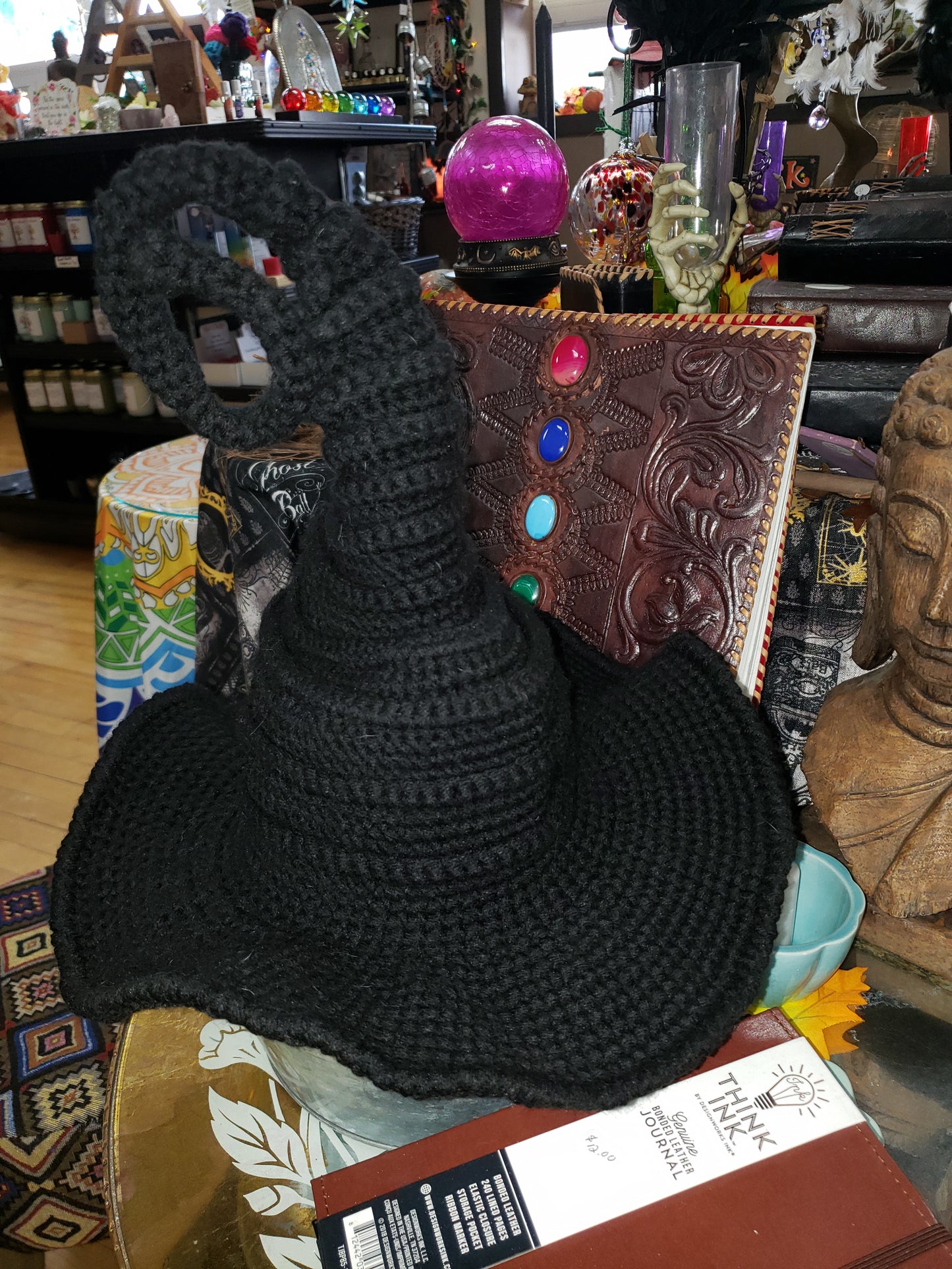 Crocheted Witch Hats - Tree Of Life Shoppe