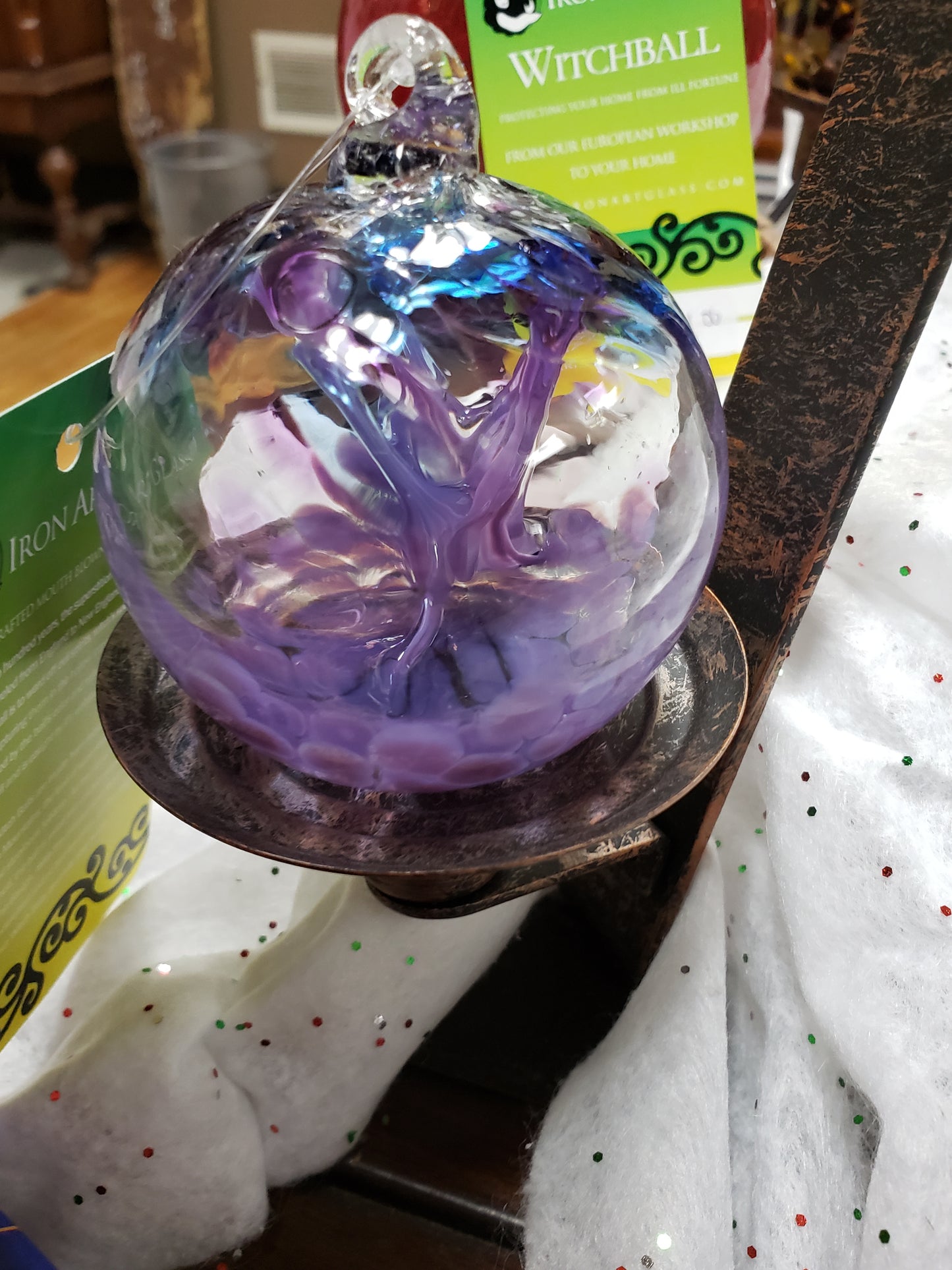 SPIRIT TREE WITCH BALL (MINI, 2 1/2 INCH) - Tree Of Life Shoppe