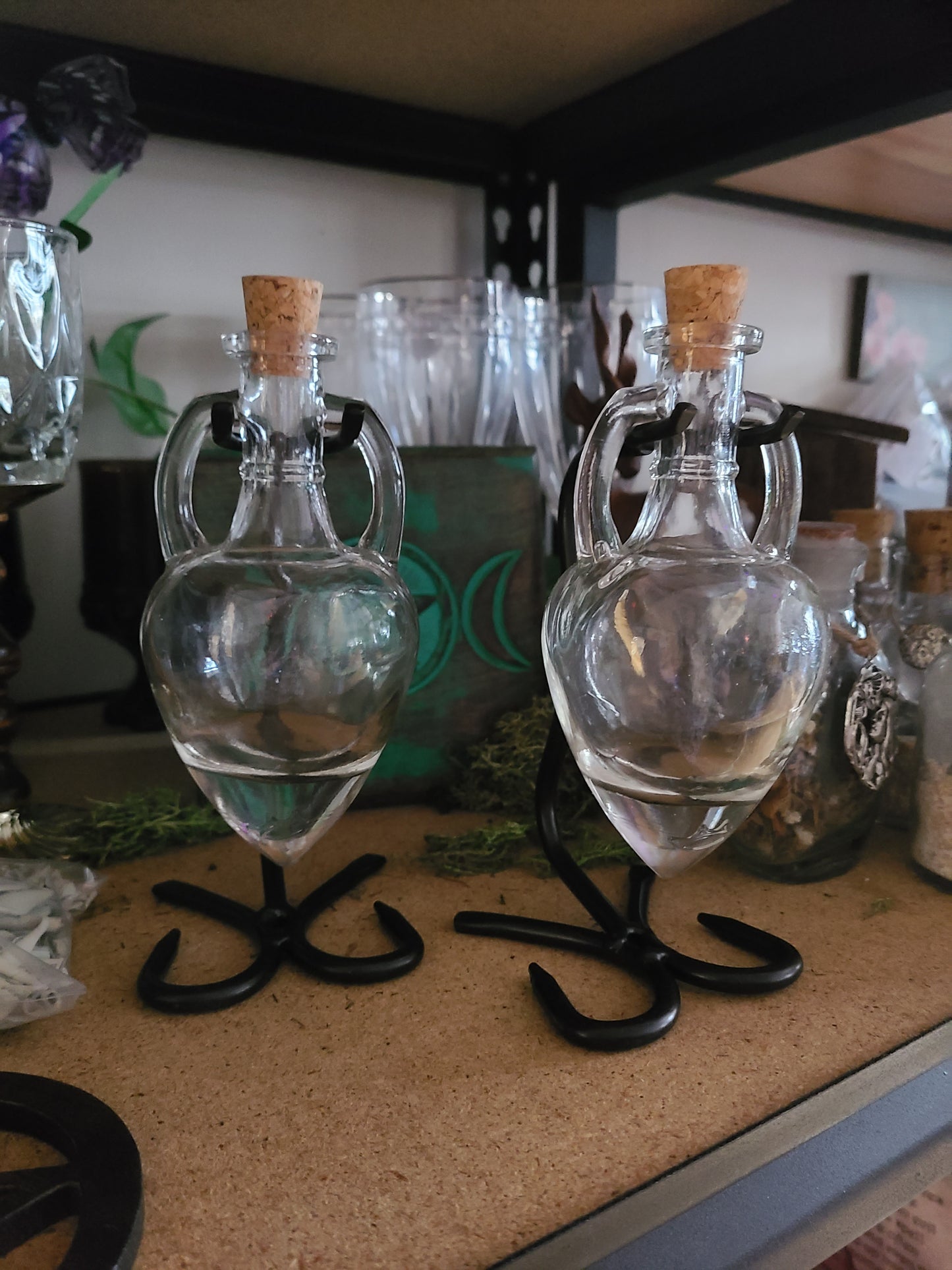 Amphora Spell Bottle with Stand