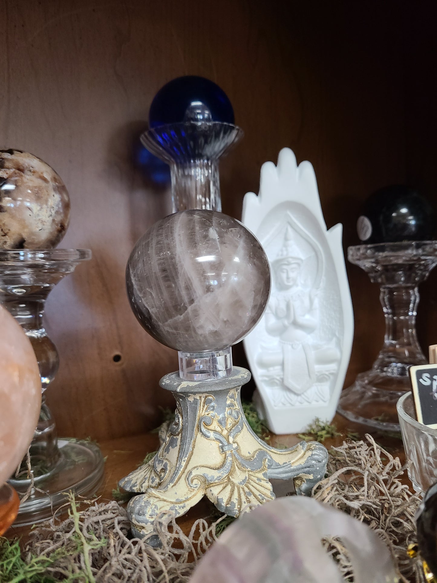 Smokey Quartz Sphere 4”