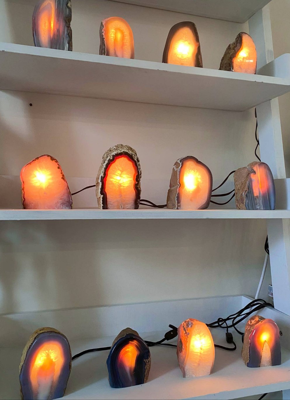 Natural Agate Crystal Lamp