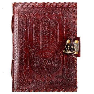 Hamsa Leather Journal - Tree Of Life Shoppe