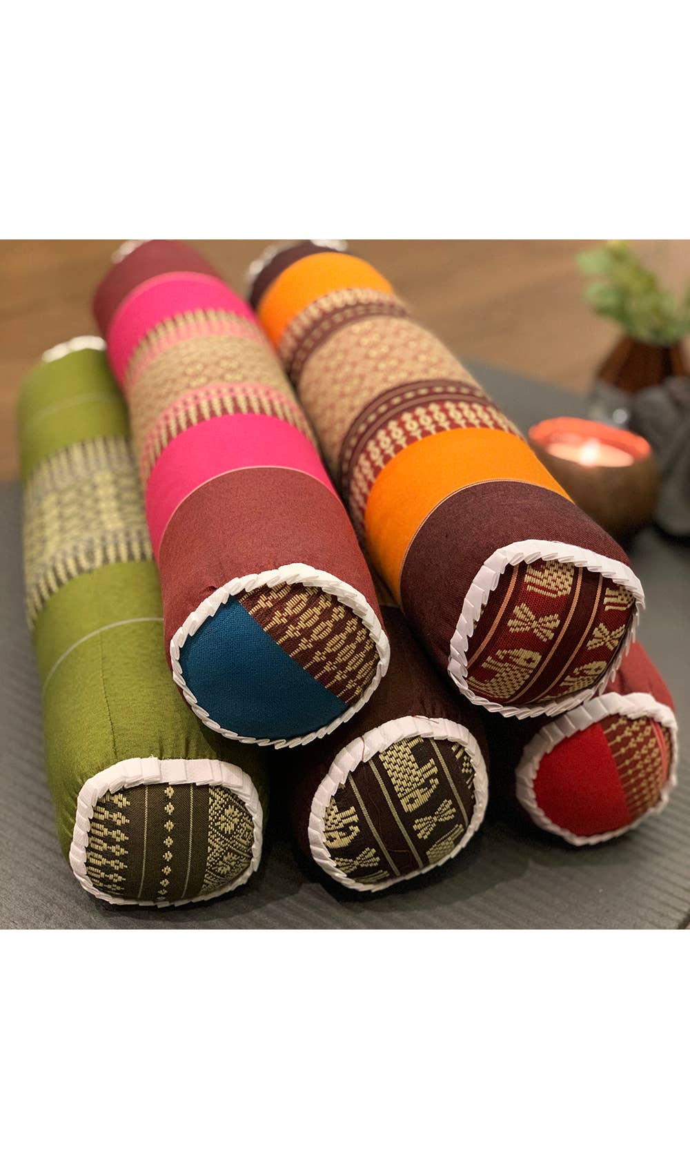 Yoga, Thai Kapok Neck Cushion, Bolster