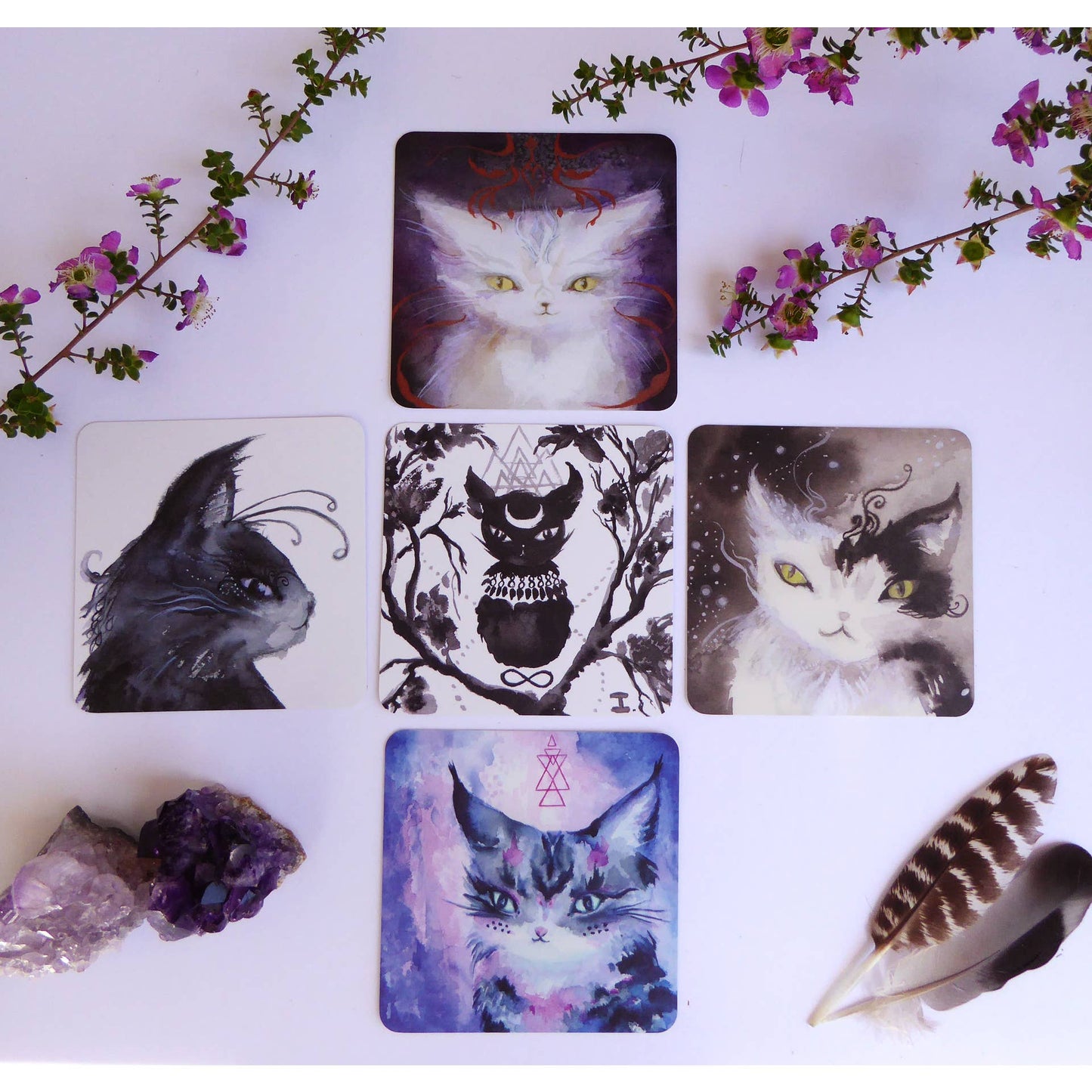 Spirit Cats Oracle Deck