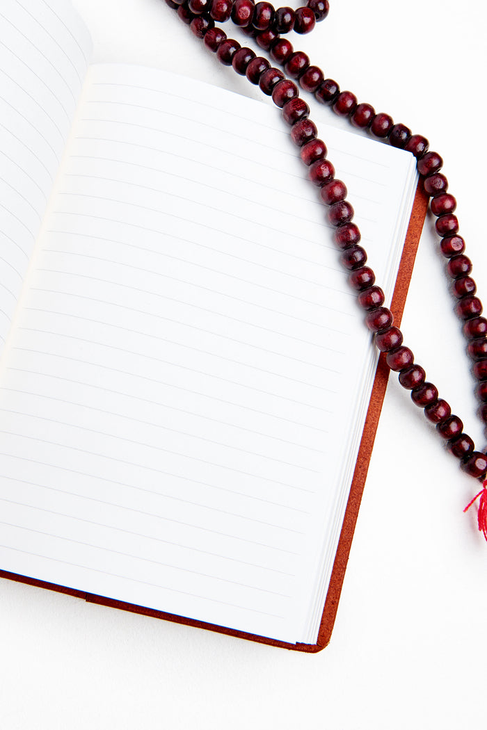 Meditation Journal with Mala Beads Gift Set