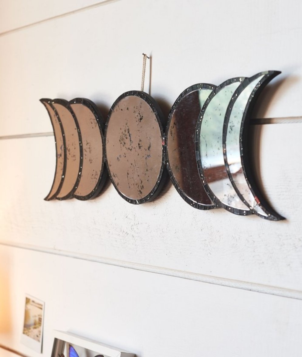 Moon Phase Mirror Mosaic