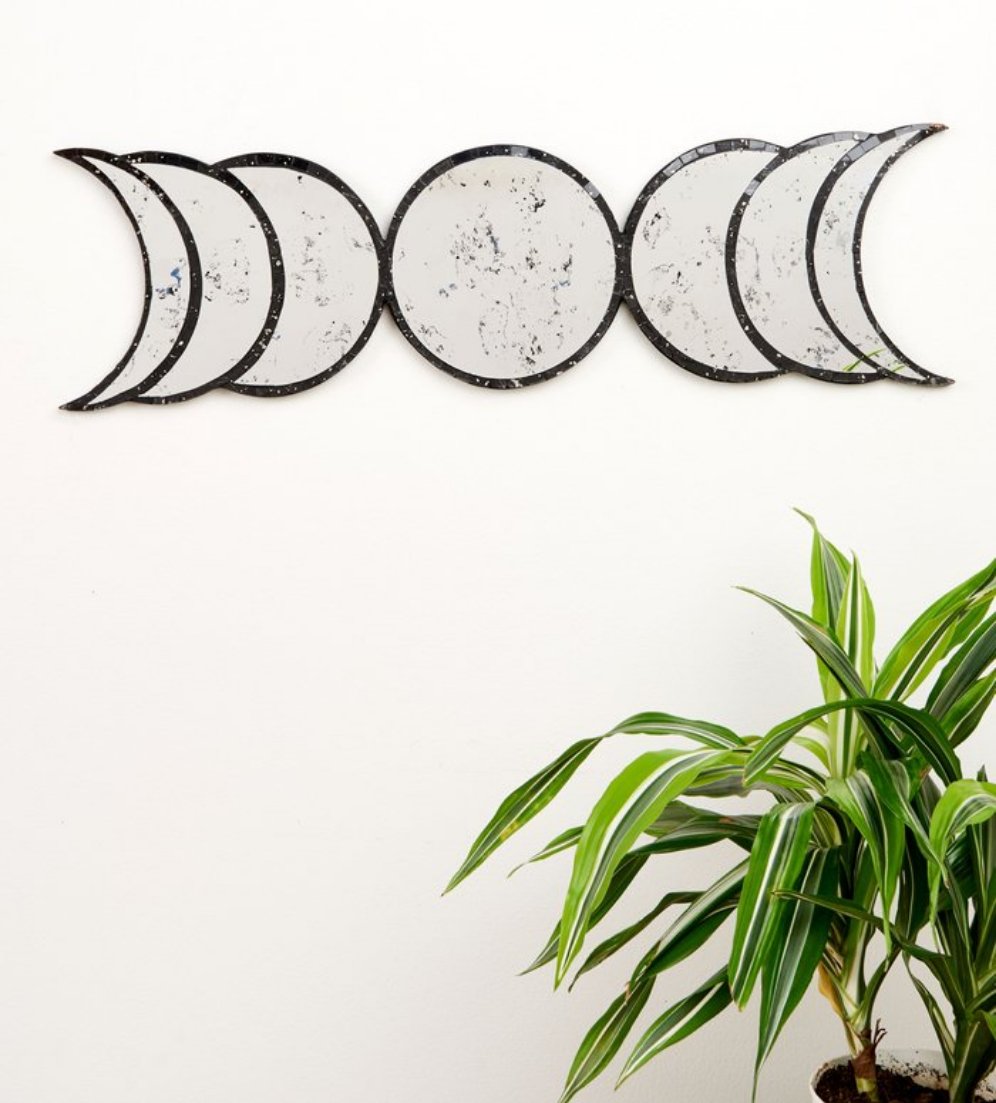 Moon Phase Mirror Mosaic