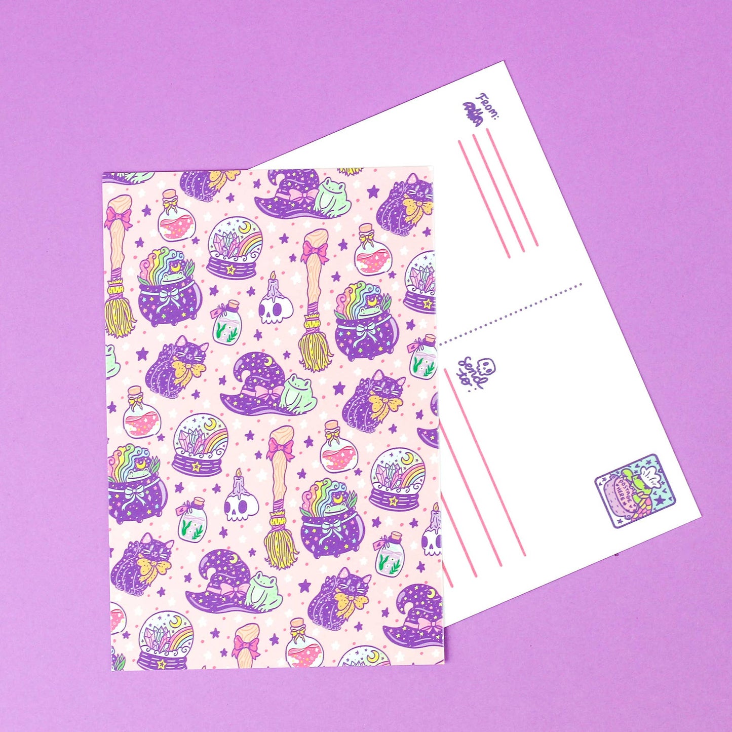 Dreamy Witchy Postcard