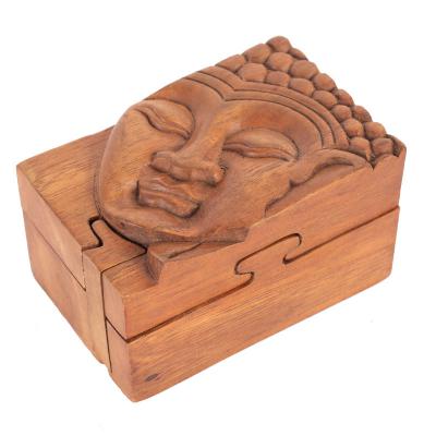 Buddha Wooden Puzzle Box