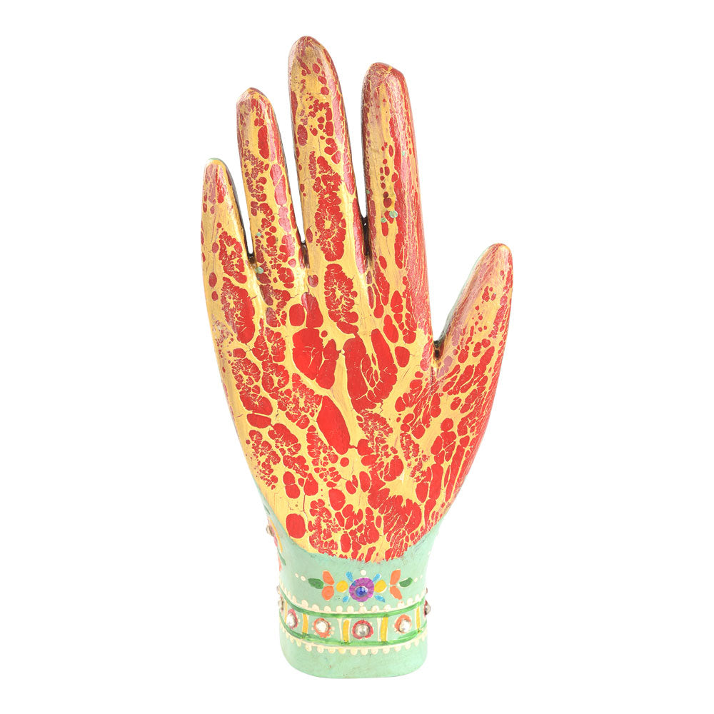 Wooden Paint Hand - Sage - Tree Of Life Shoppe