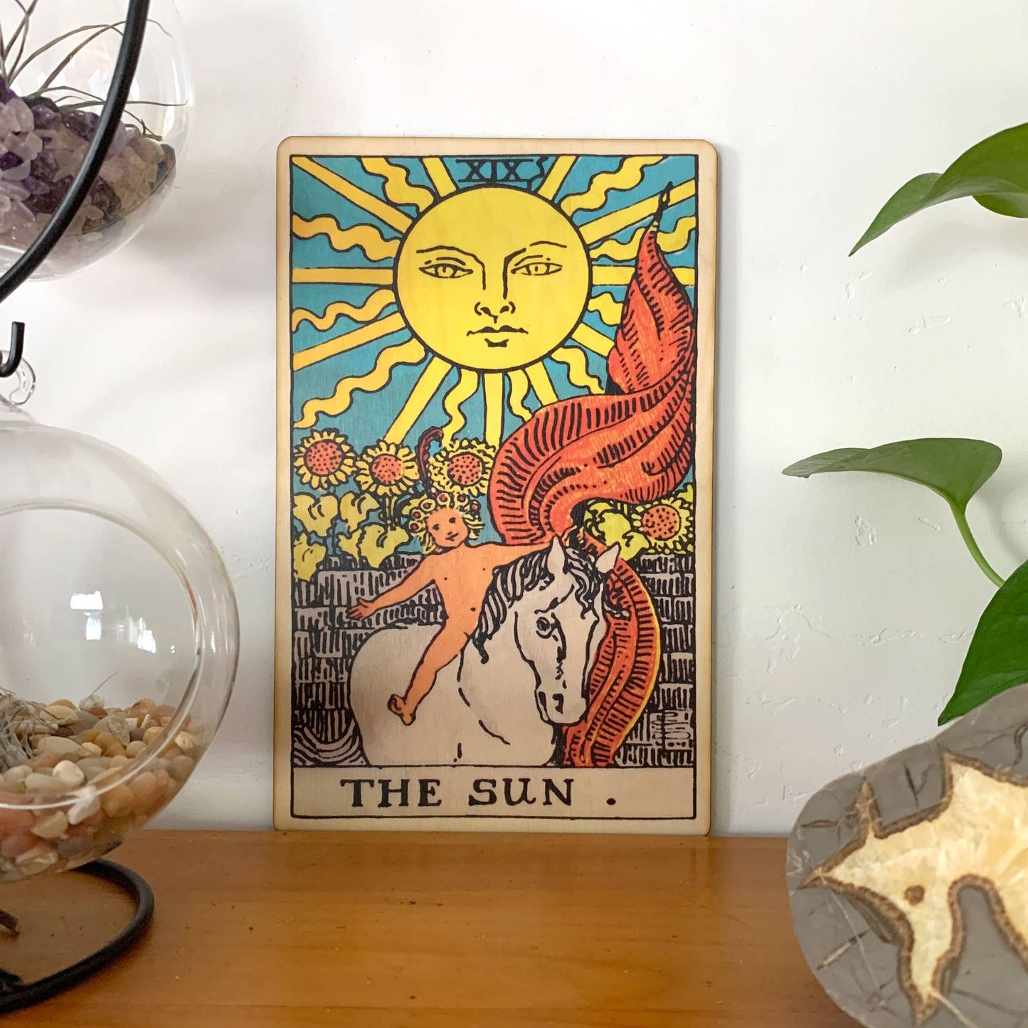 The Sun Full Color Wood Wall Art